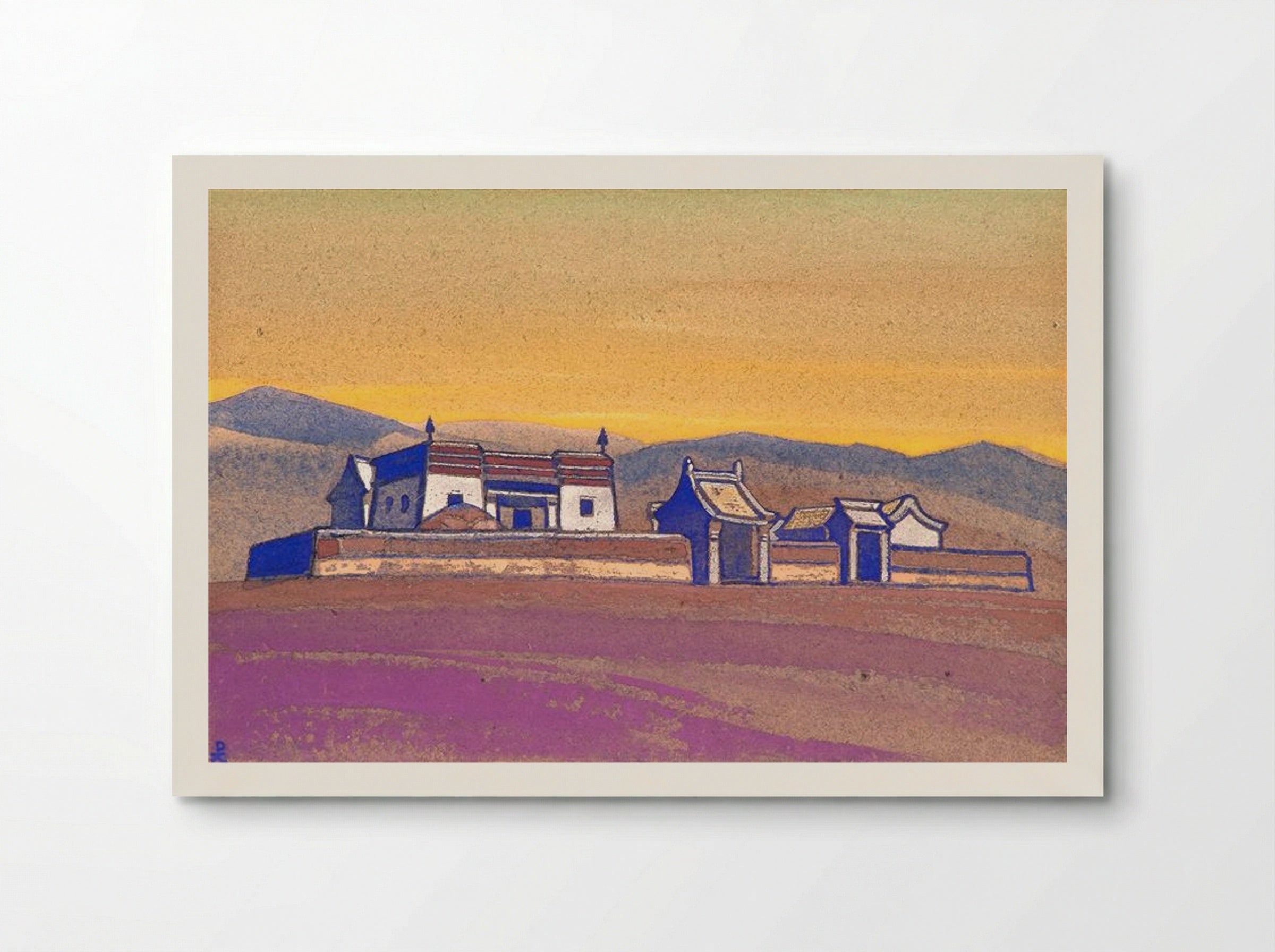 Tsagaan-Kure, Inner Mongolia - Nicholas Roerich - Poster
