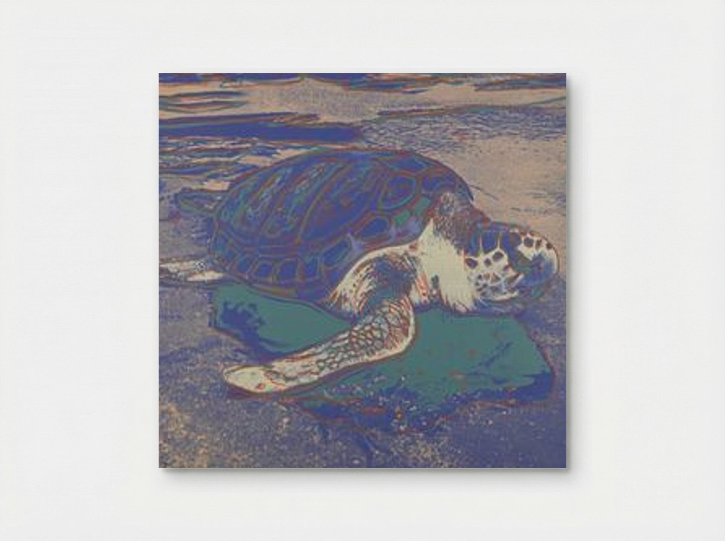 Turtle - Andy Warhol - Poster