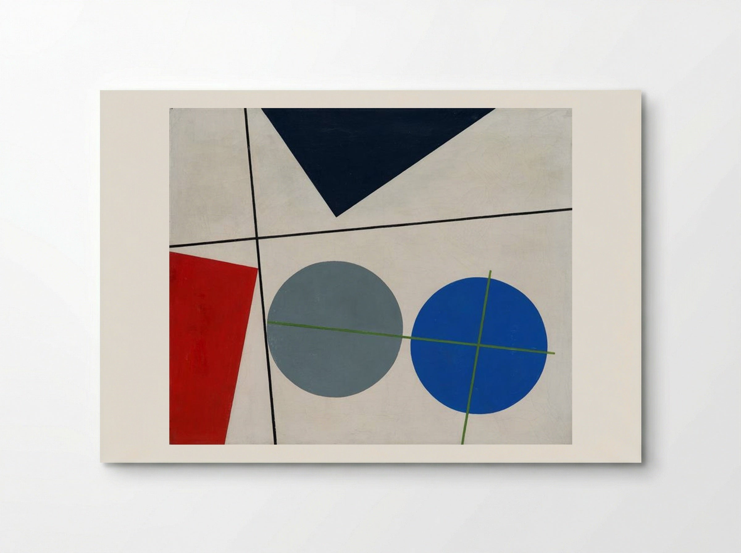 Two Circles, Planes and Crosses - Sophie Taeuber-Arp - Poster