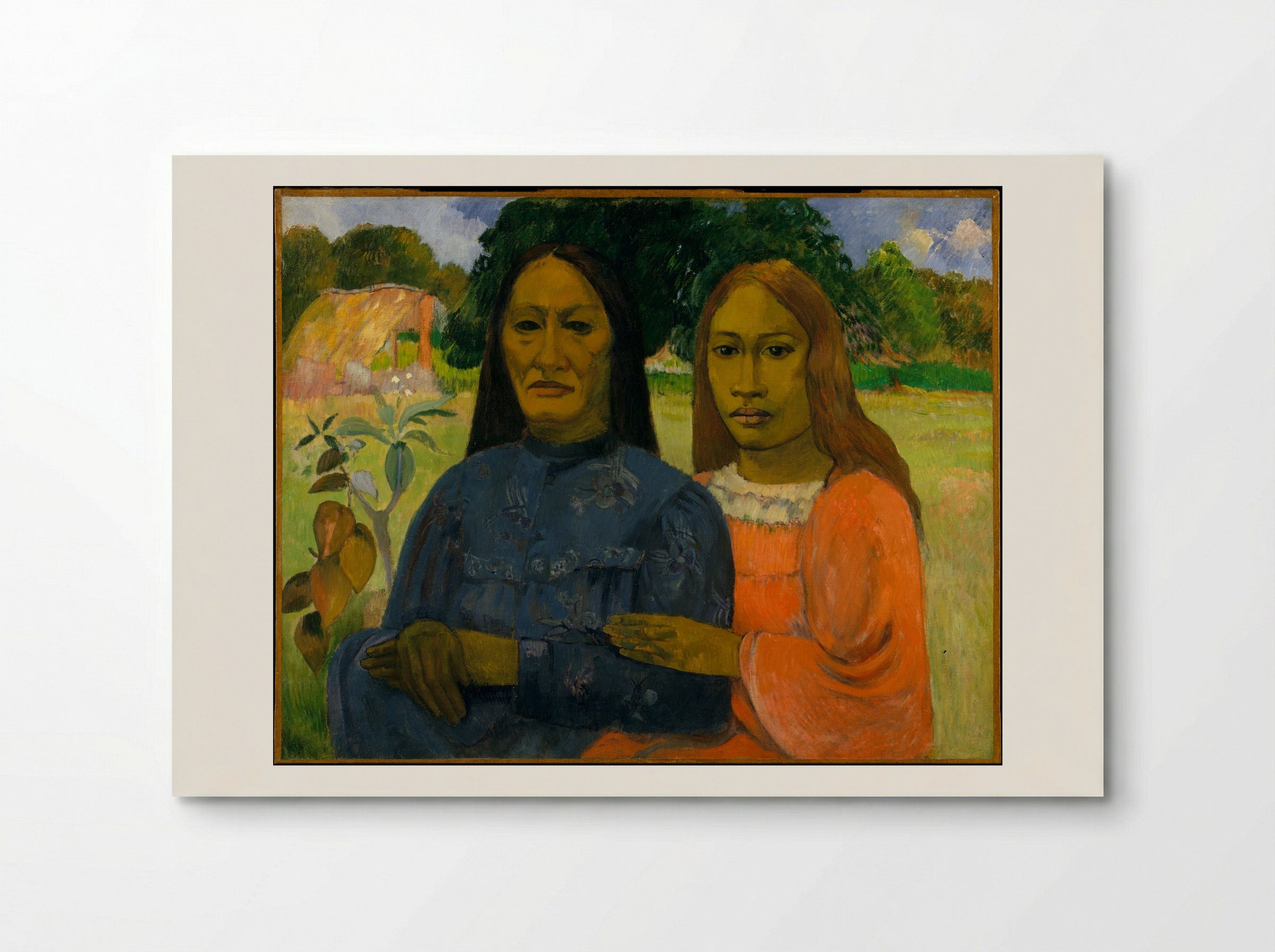 Two Women - Paul Gauguin - Poster