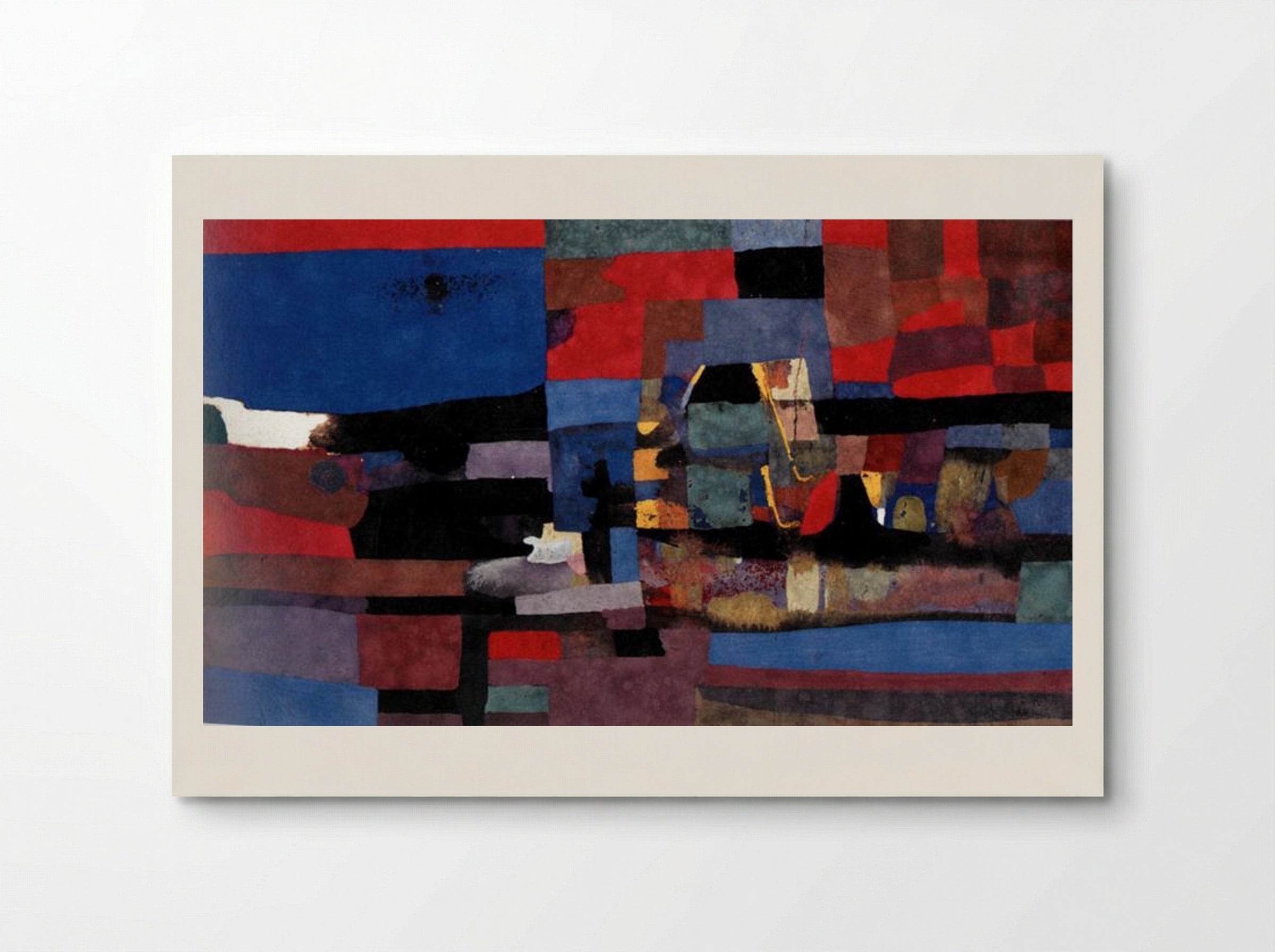 Untitled (Abstract Composition) - Alberto Burri - Poster