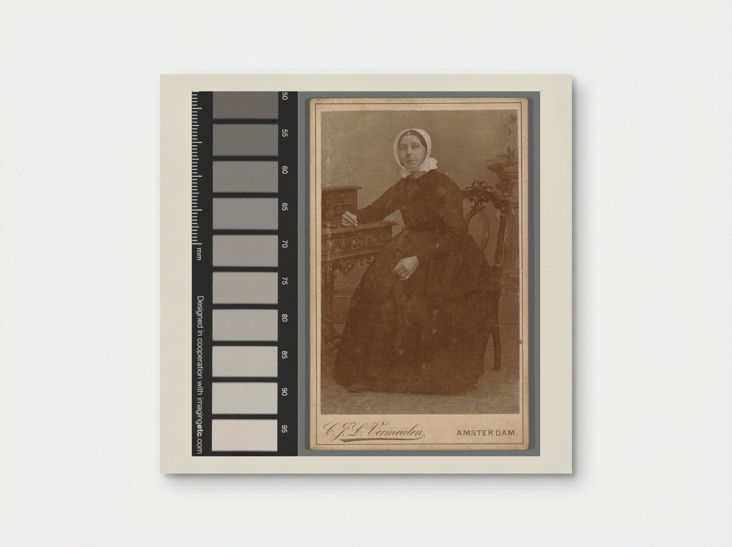 Untitled (Portrait of a Woman at a Desk) - Unknown Artist - Poster