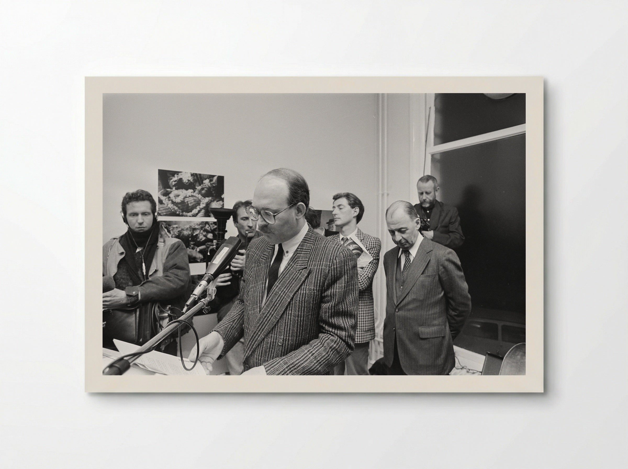 Untitled (Press Conference, Amsterdam) - Ed van der Elsken - Poster