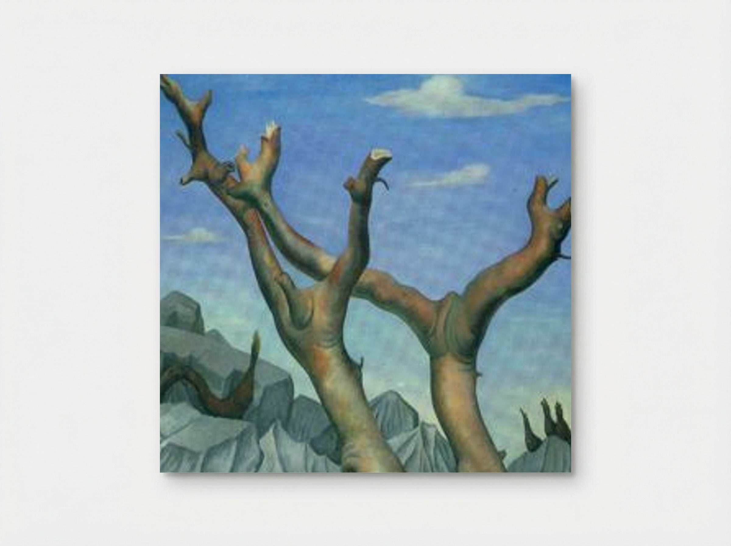 Untitled (Trees and Mountains) - Diego Rivera - Poster