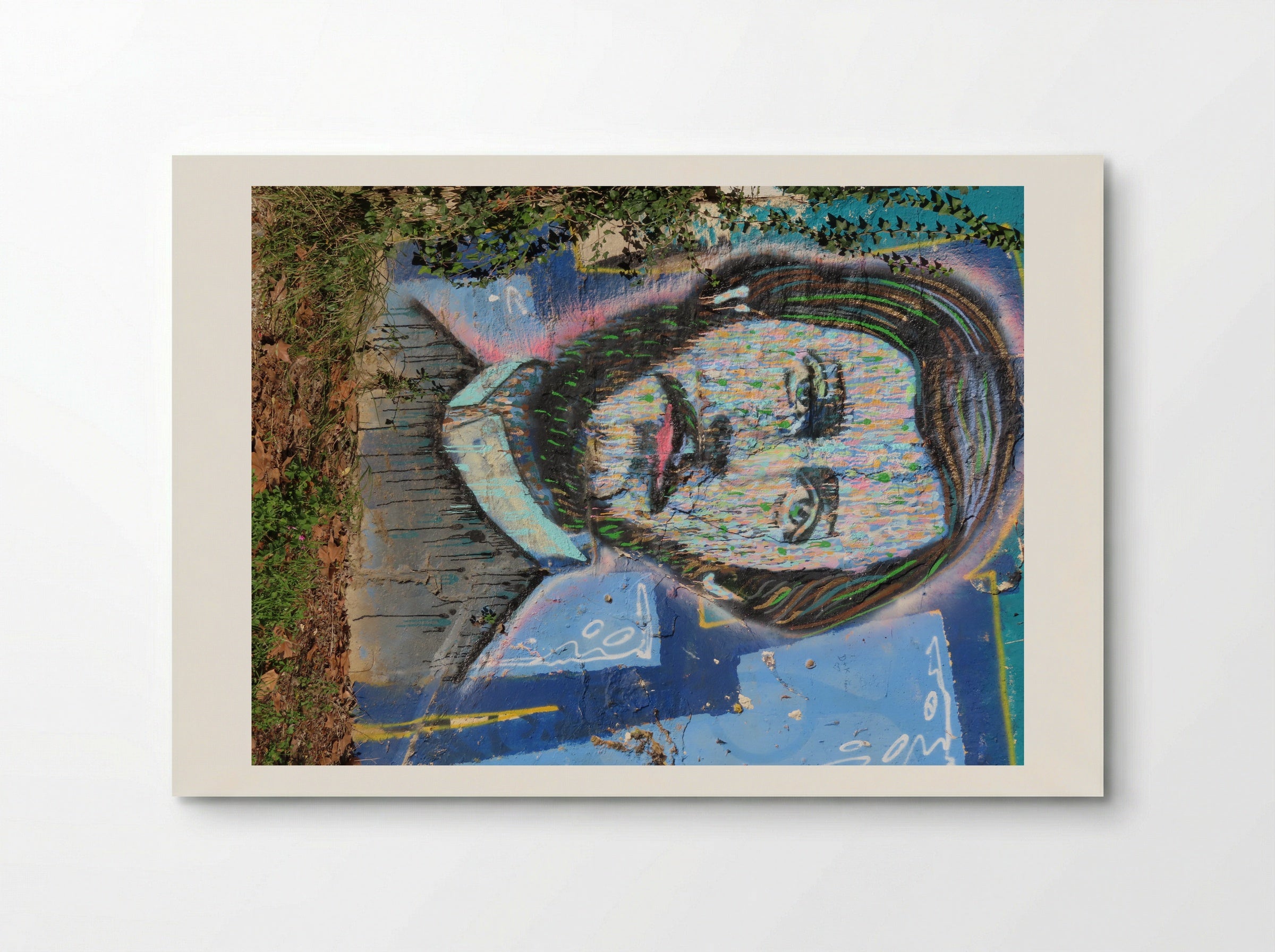Untitled (Urban Portrait Mural) - Solis Prints - Poster