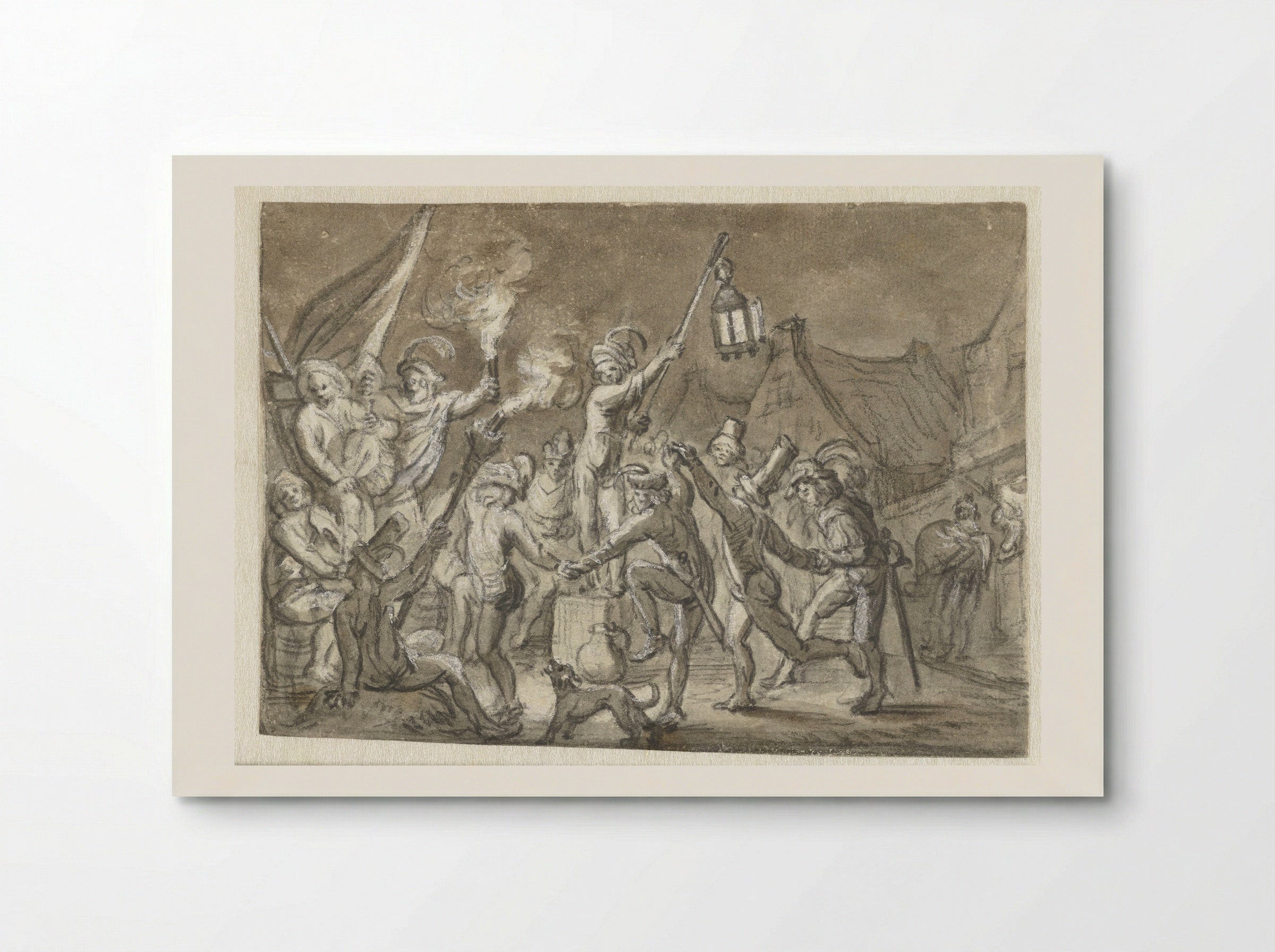 Vastenavond - Cornelis Saftleven - Poster