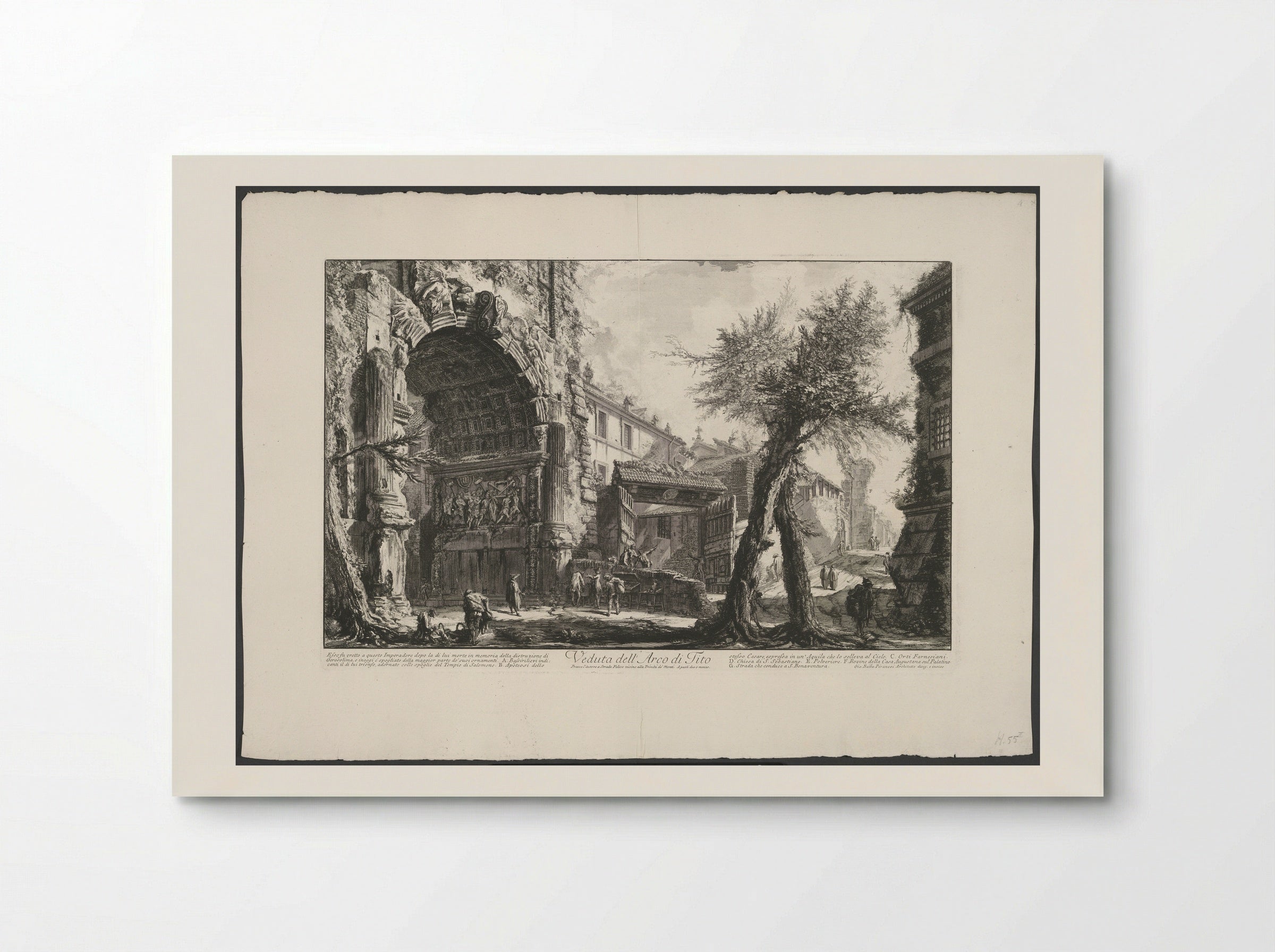 Veduta dell'Arco di Tito - Giovanni Battista Piranesi - Poster