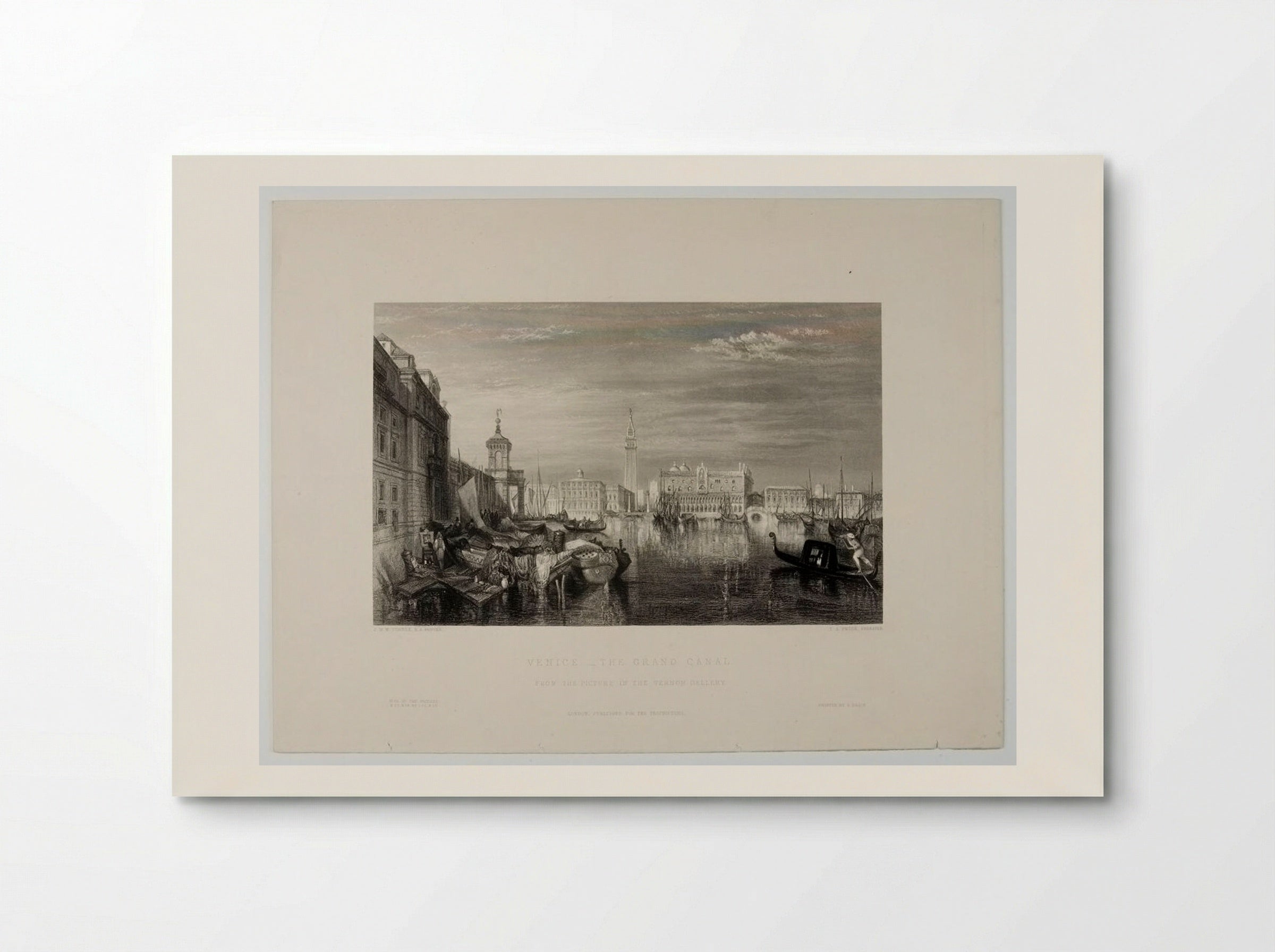 Venice, The Grand Canal - Thomas Abel Prior - Poster