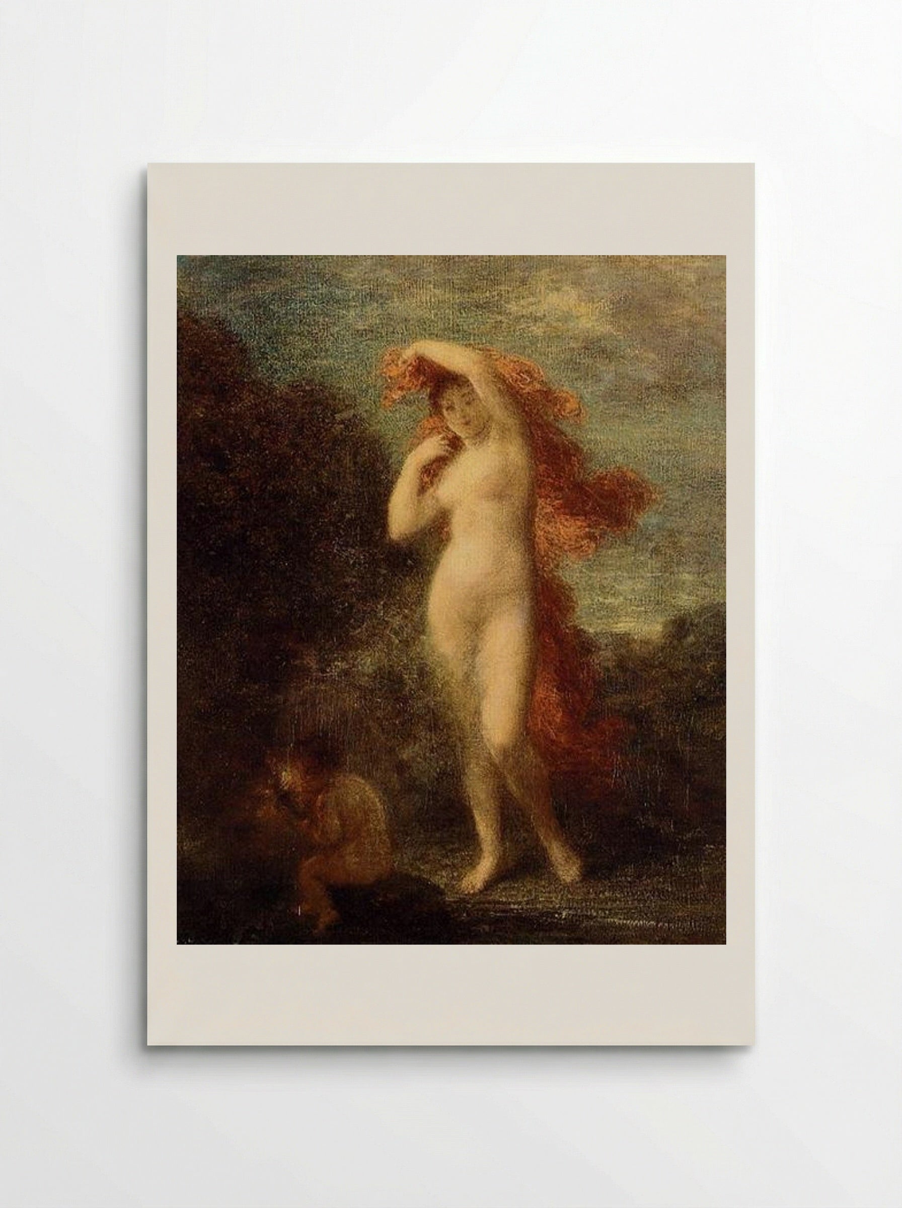 Venus and Cupid - Henri Fantin-Latour - Poster