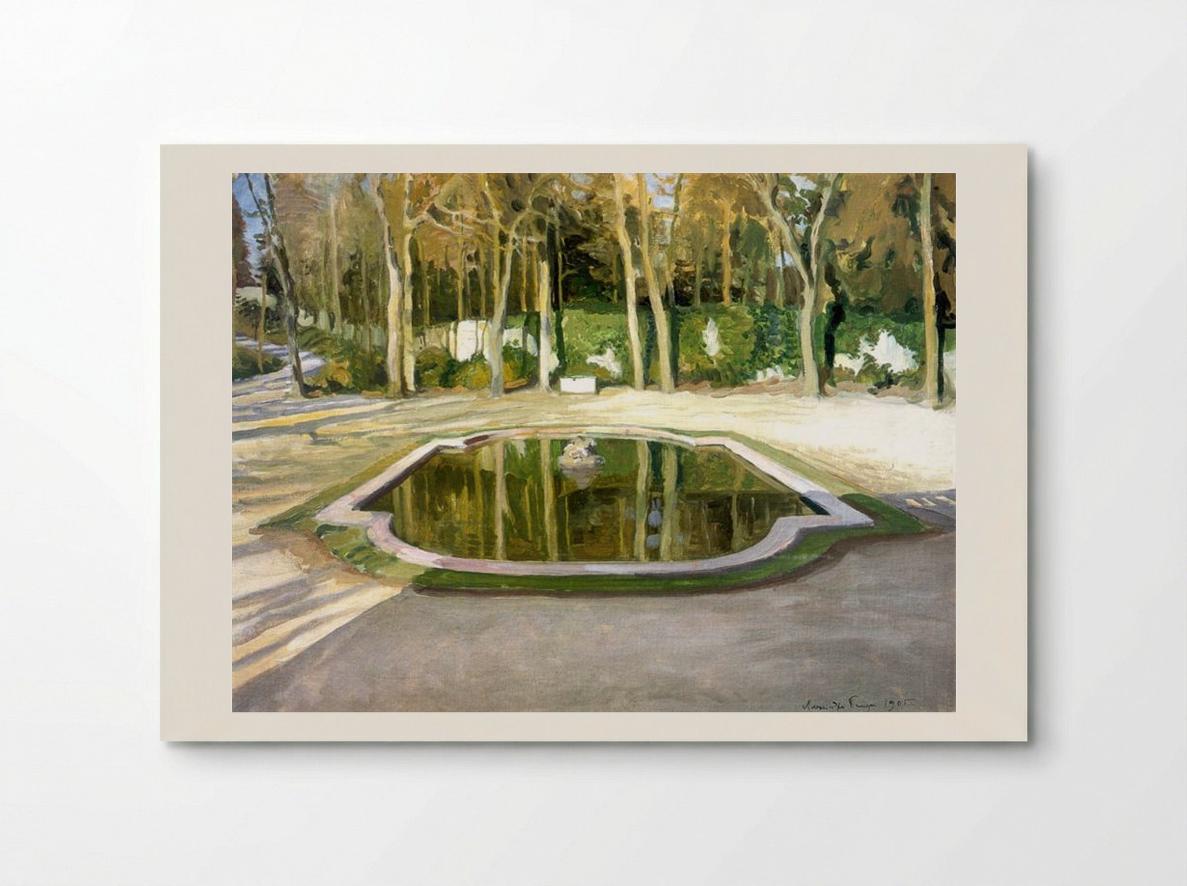 Versailles. "Mirror" at Trianon - Alexandre Benois - Poster