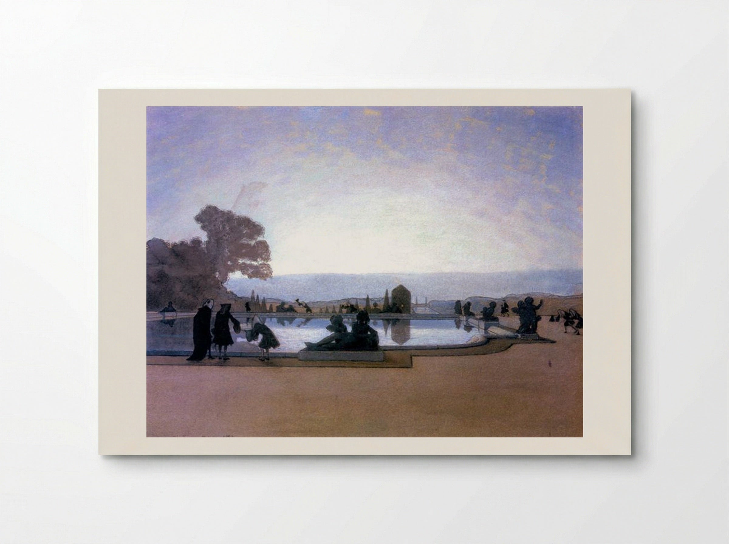 Versailles. Louis XIV is feeding fish - Alexandre Benois - Poster