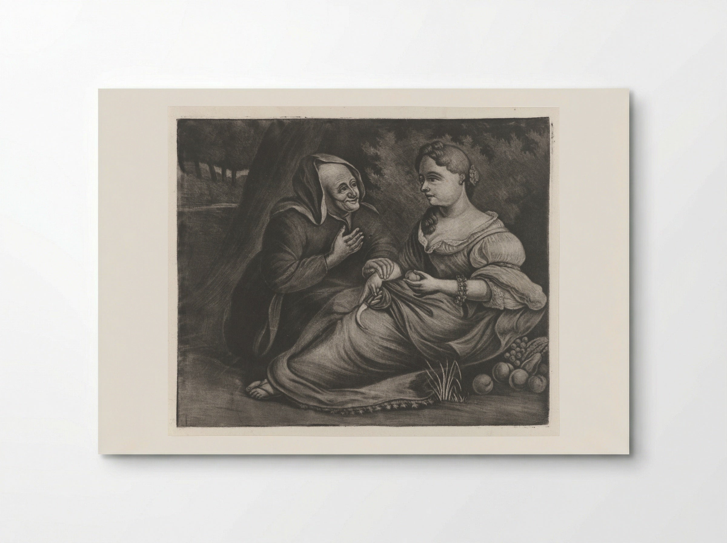 Vertumnus and Pomona - Jacob Hoolaart - Poster