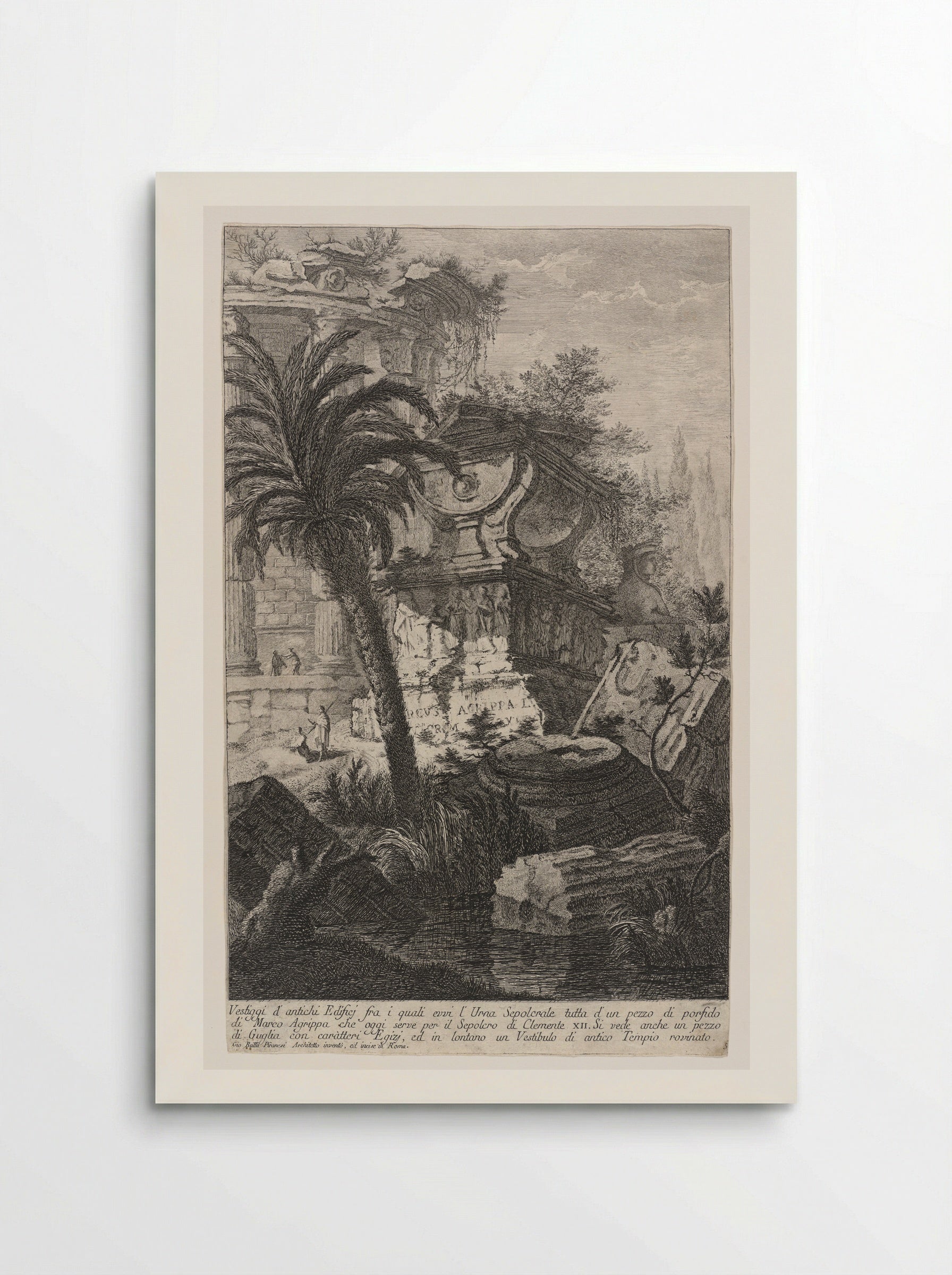 Vestigii d'antichi Edificj - Giovanni Battista Piranesi - Poster
