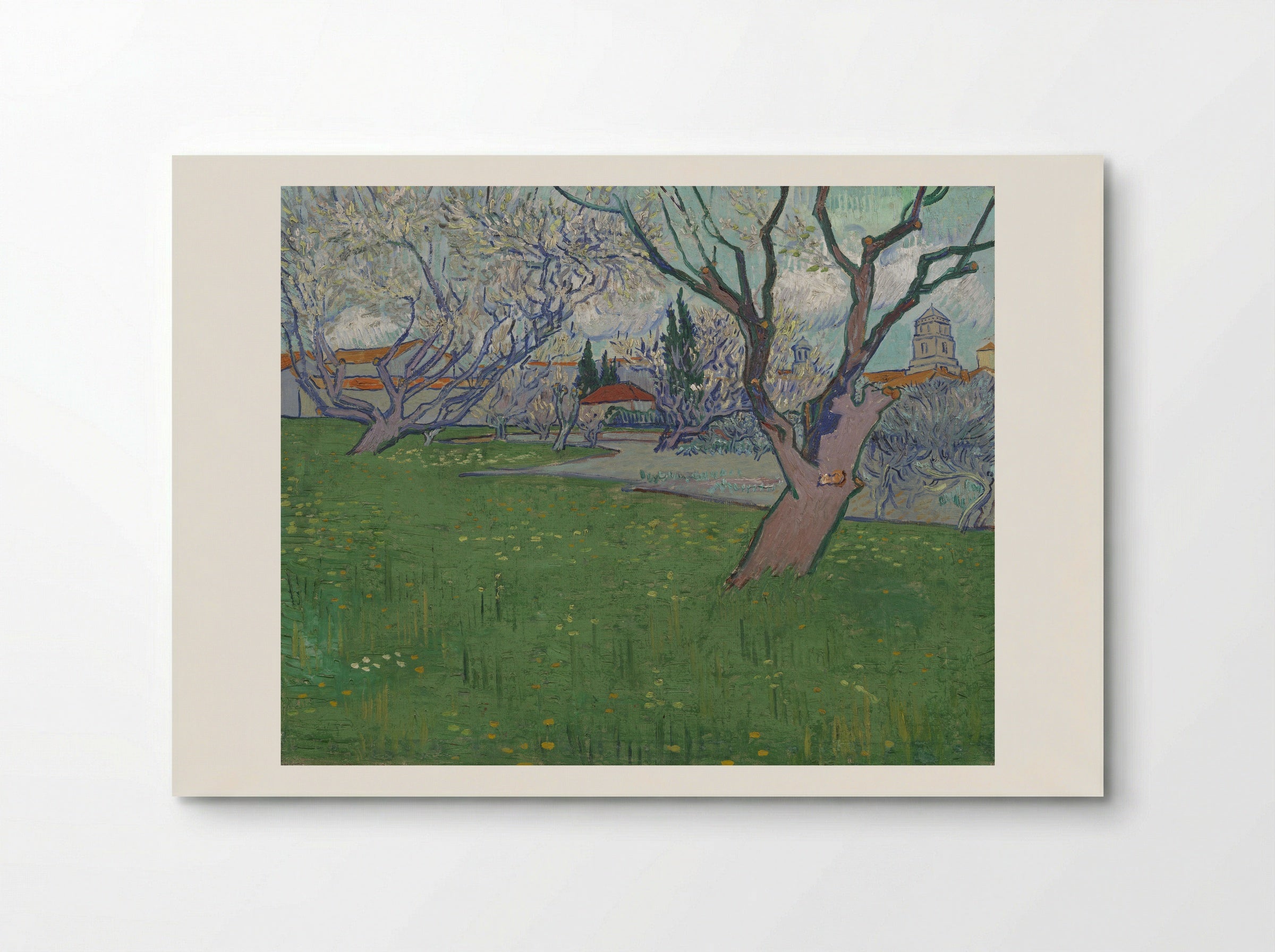 View of Arles with Trees in Blossom - Vincent van Gogh - Poster