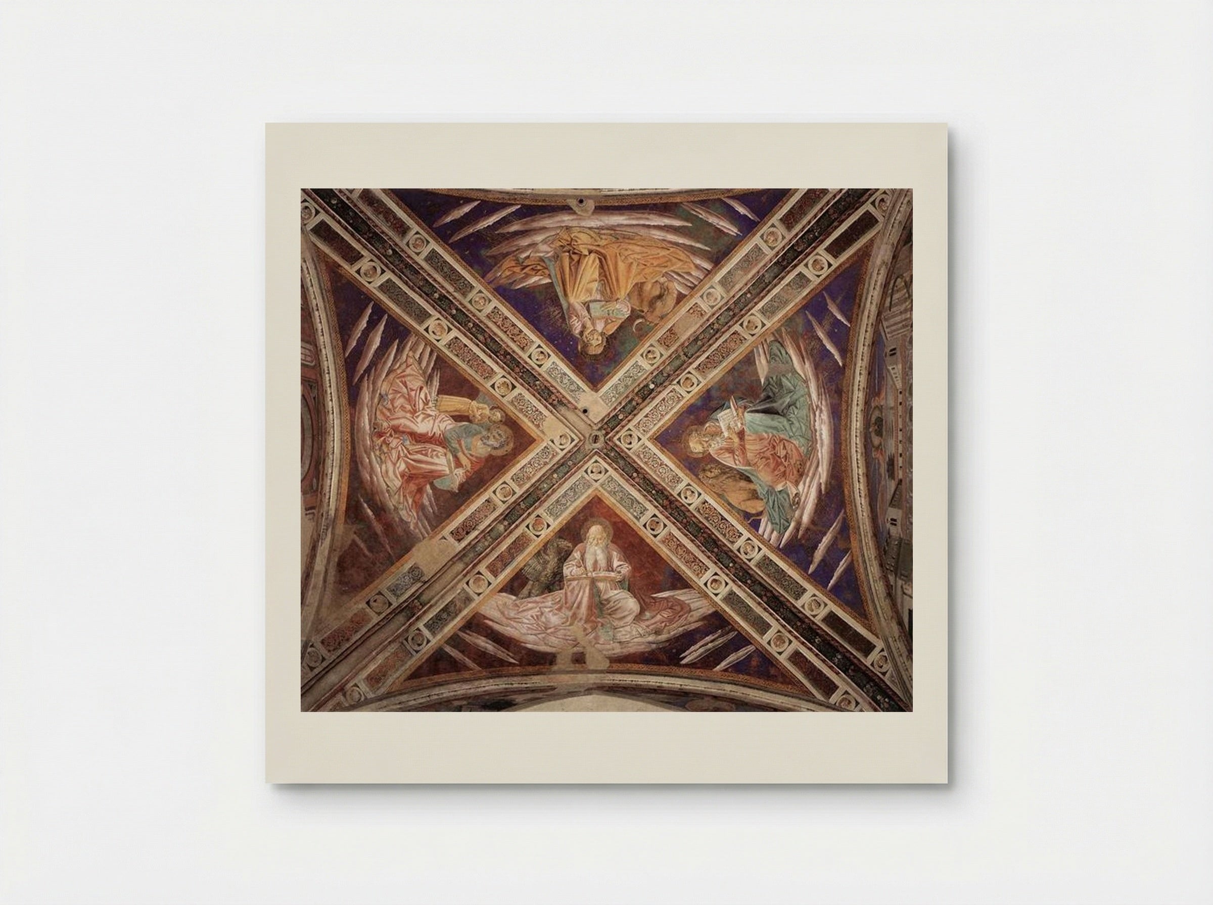 View of the Vaults - Benozzo Gozzoli - Poster