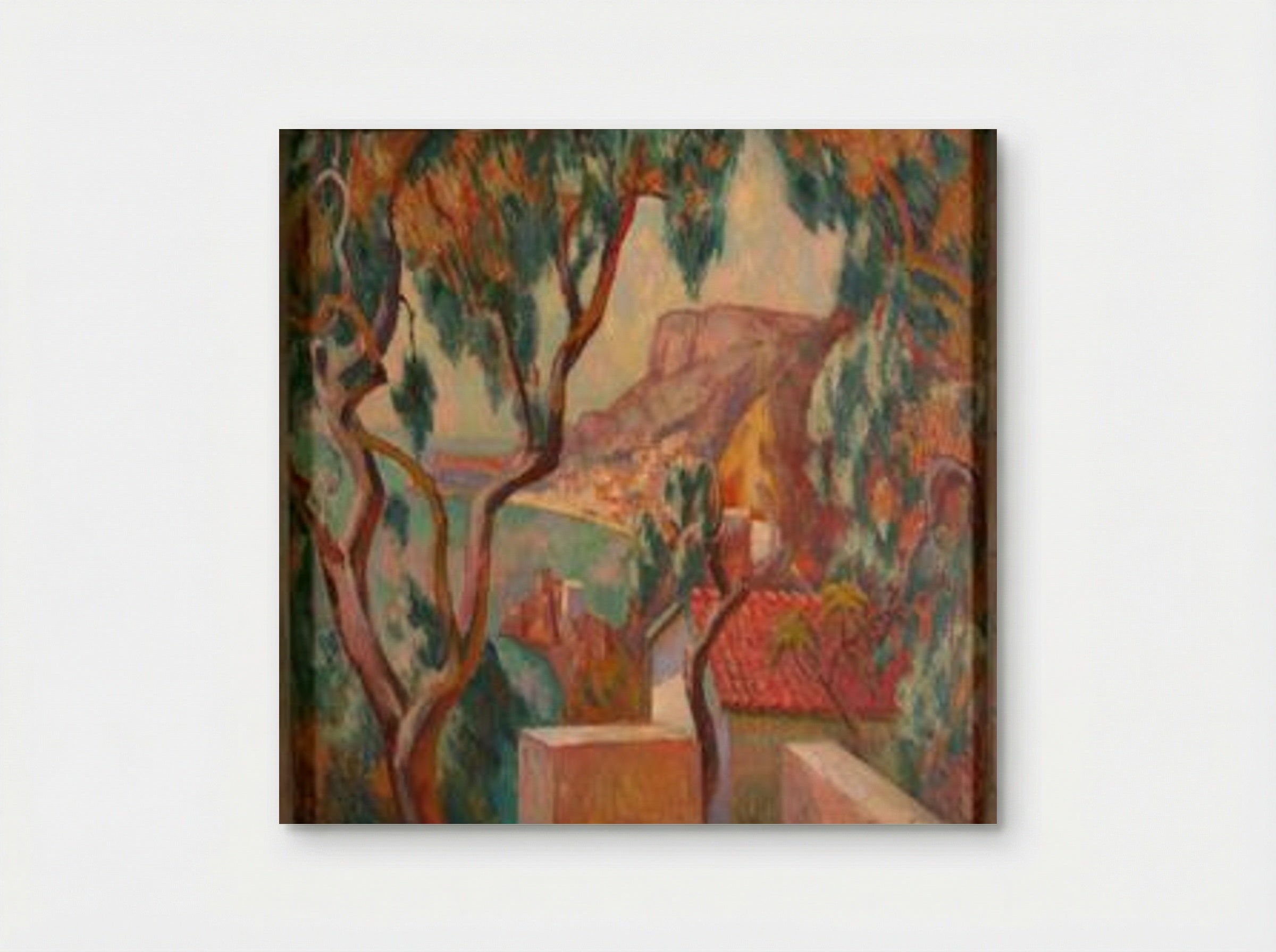 View on the Cote d'Azur, Menton - Roger Fry - Poster