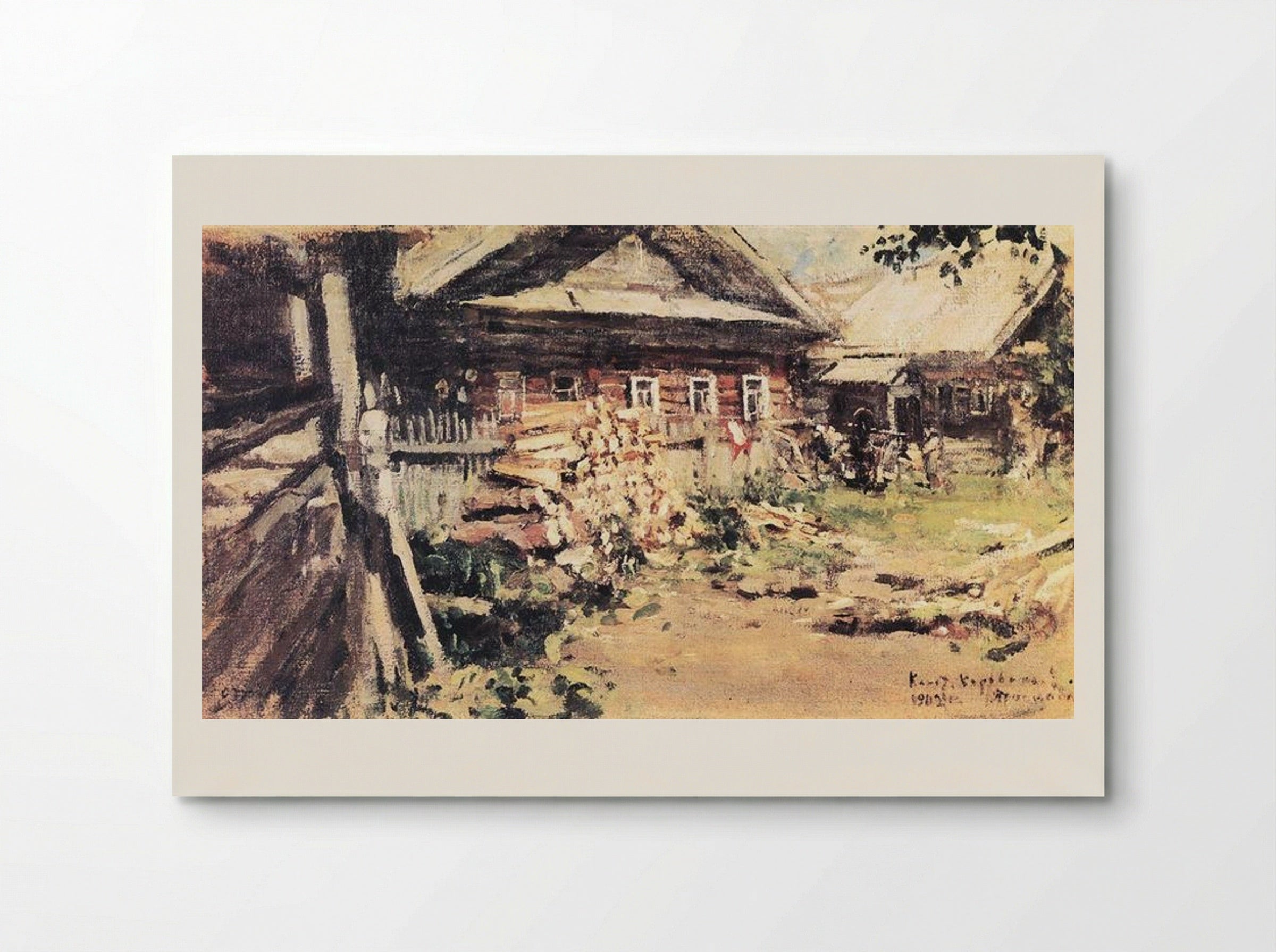 Village - Konstantin Korovin - Poster