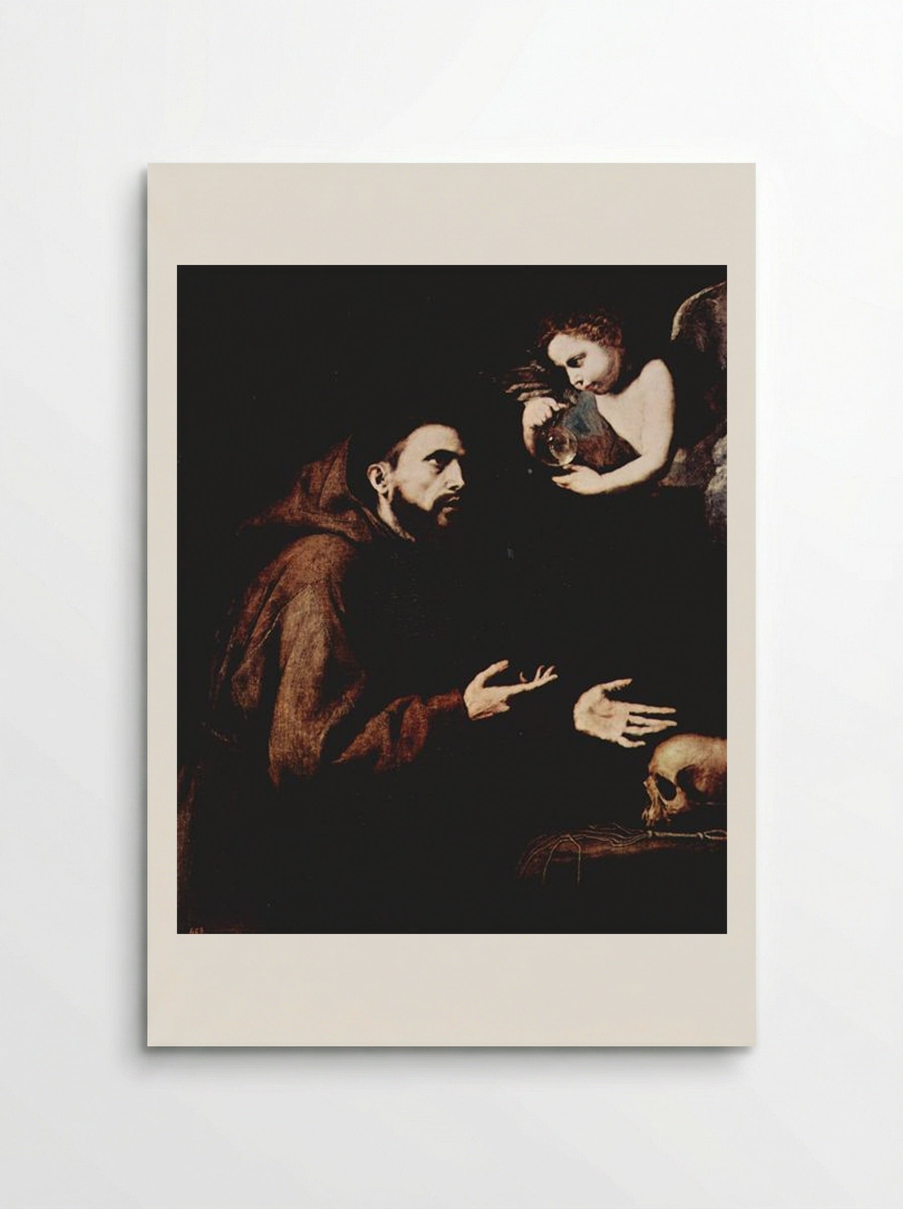 Vision of St. Francis of Assisi - Jusepe de Ribera - Poster