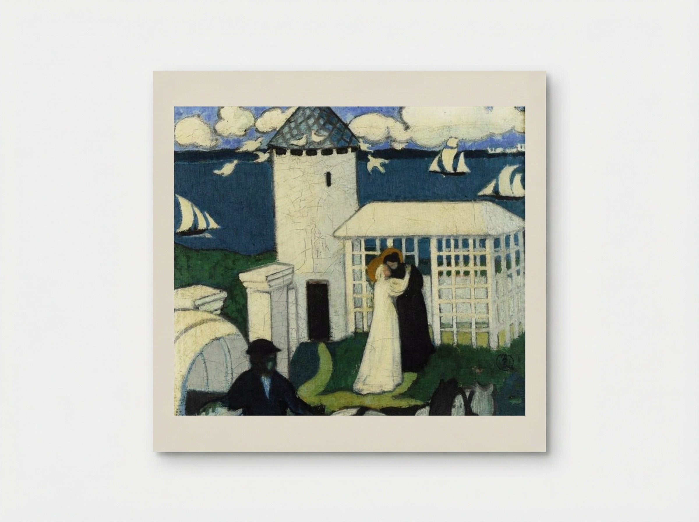 Visitation in Blue - Maurice Denis - Poster