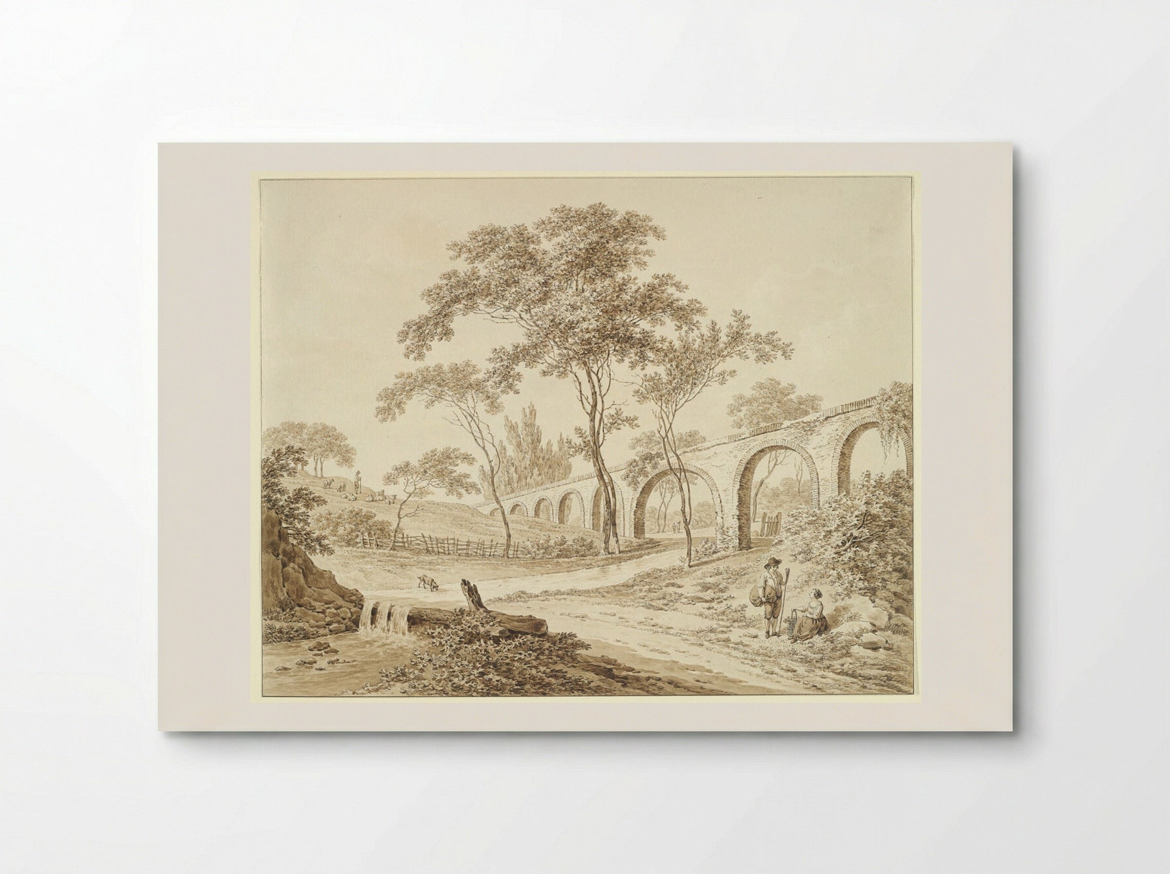 Vue Pres de Sala, dans le Duche de Parme - Daniel Dupré - Poster