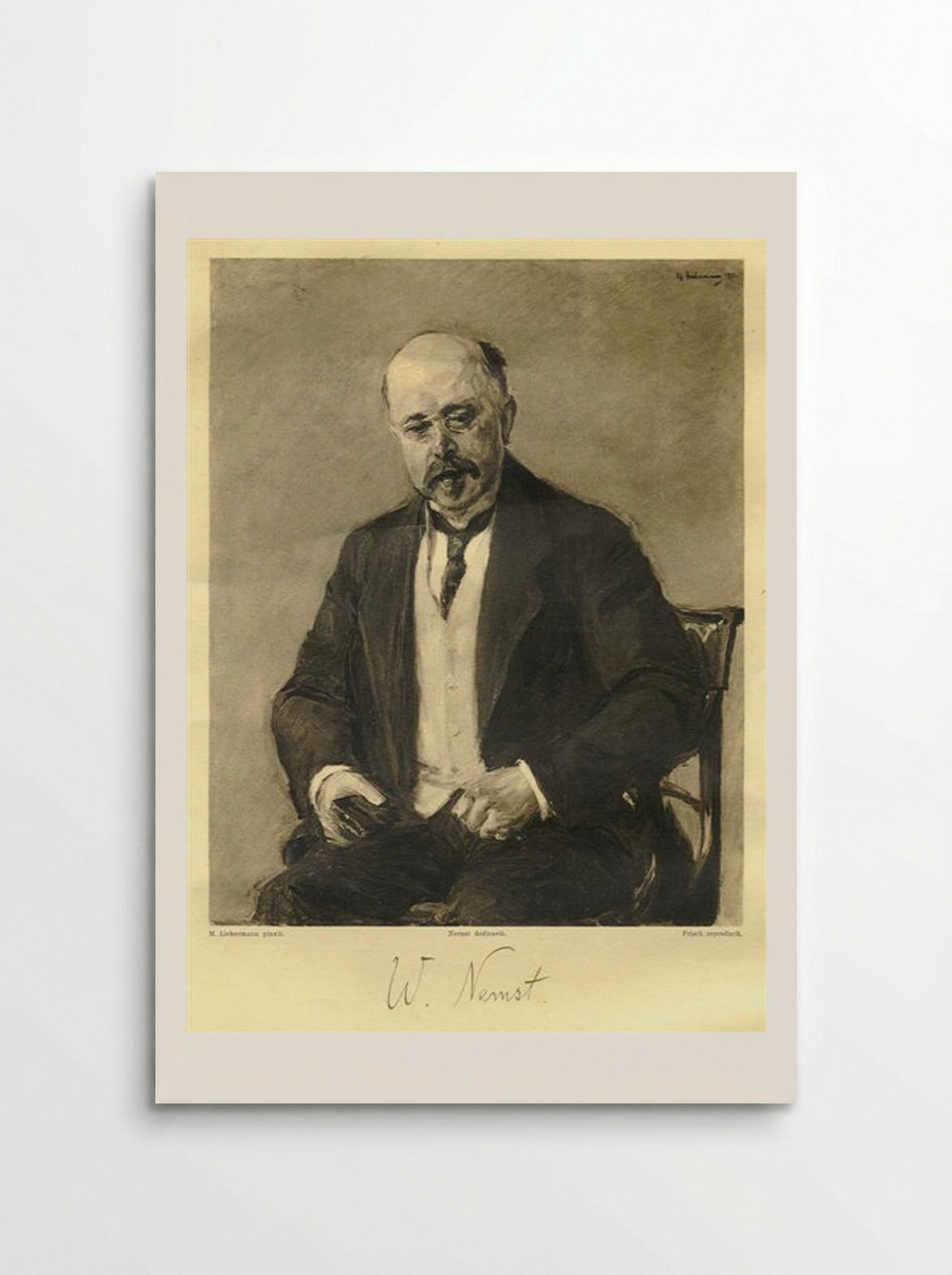 Walther Nernst - Max Liebermann - Poster