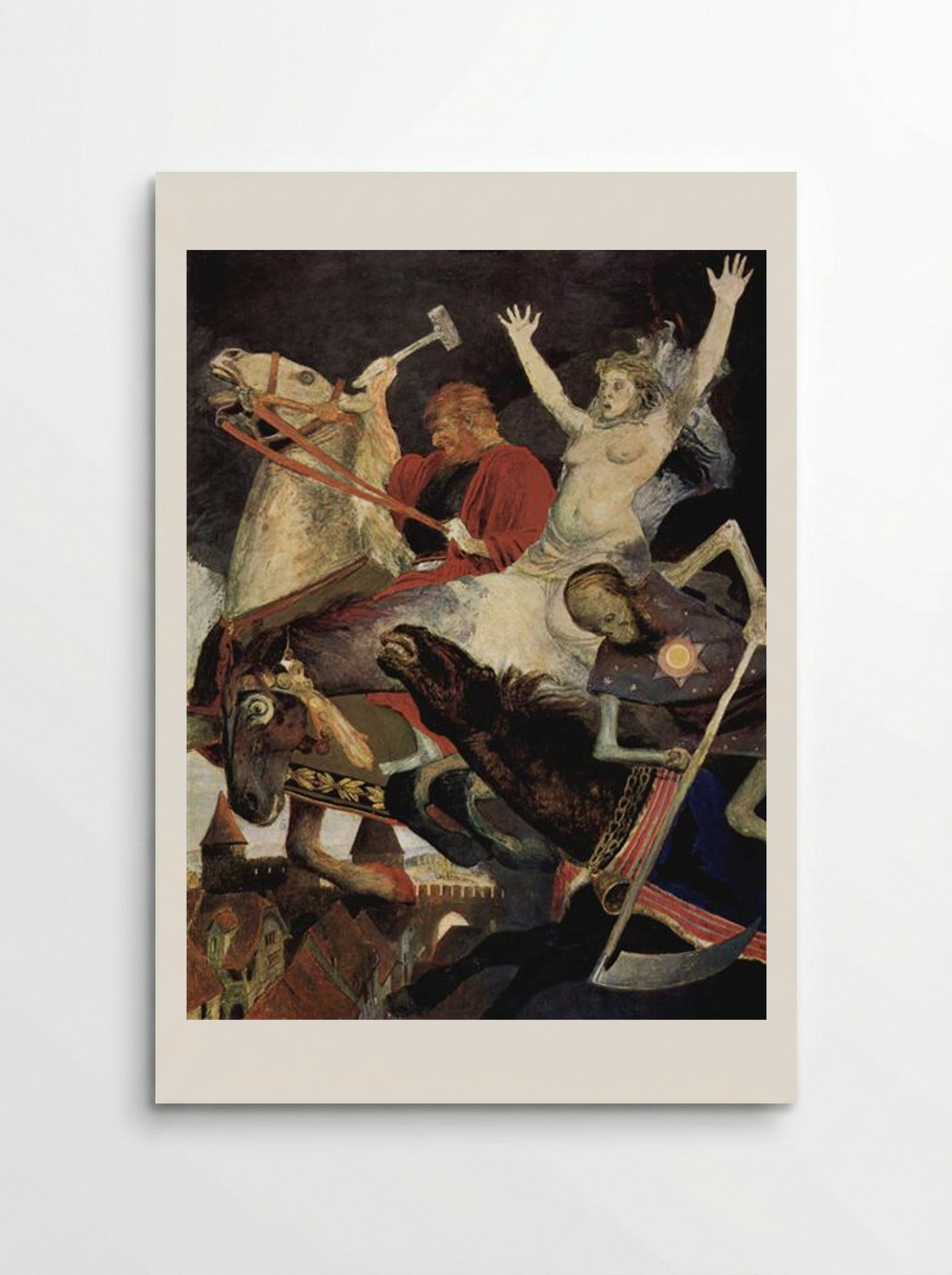 War - Arnold Böcklin - Poster