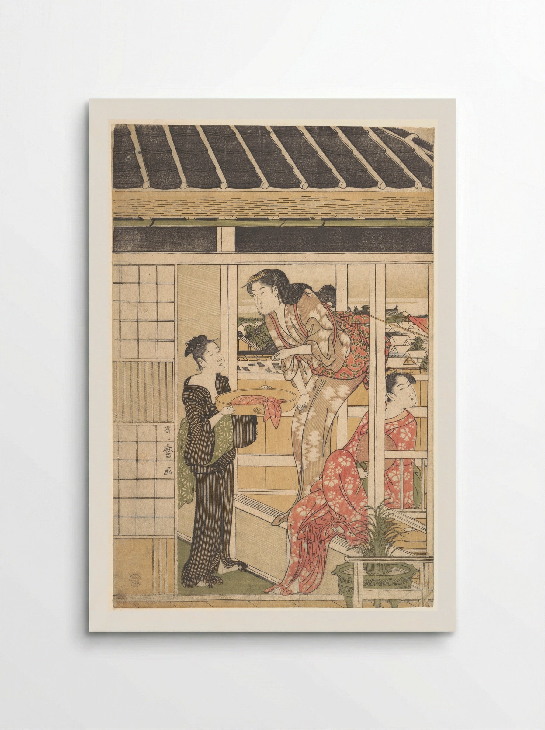 Washing Day - Kitagawa Utamaro - Poster