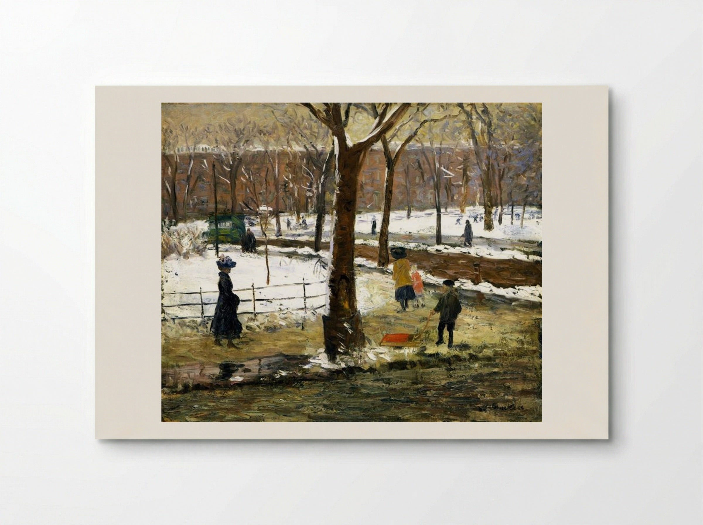 Washington Square - William James Glackens - Poster