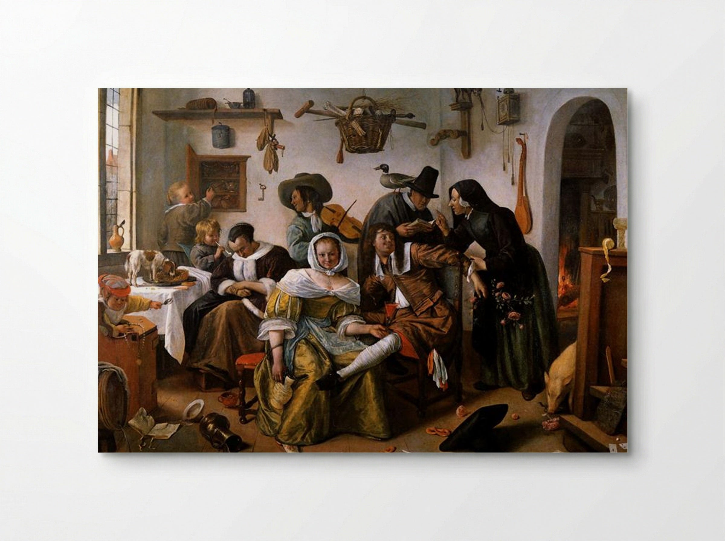 Wealth is Looking - Jan Steen - Poster