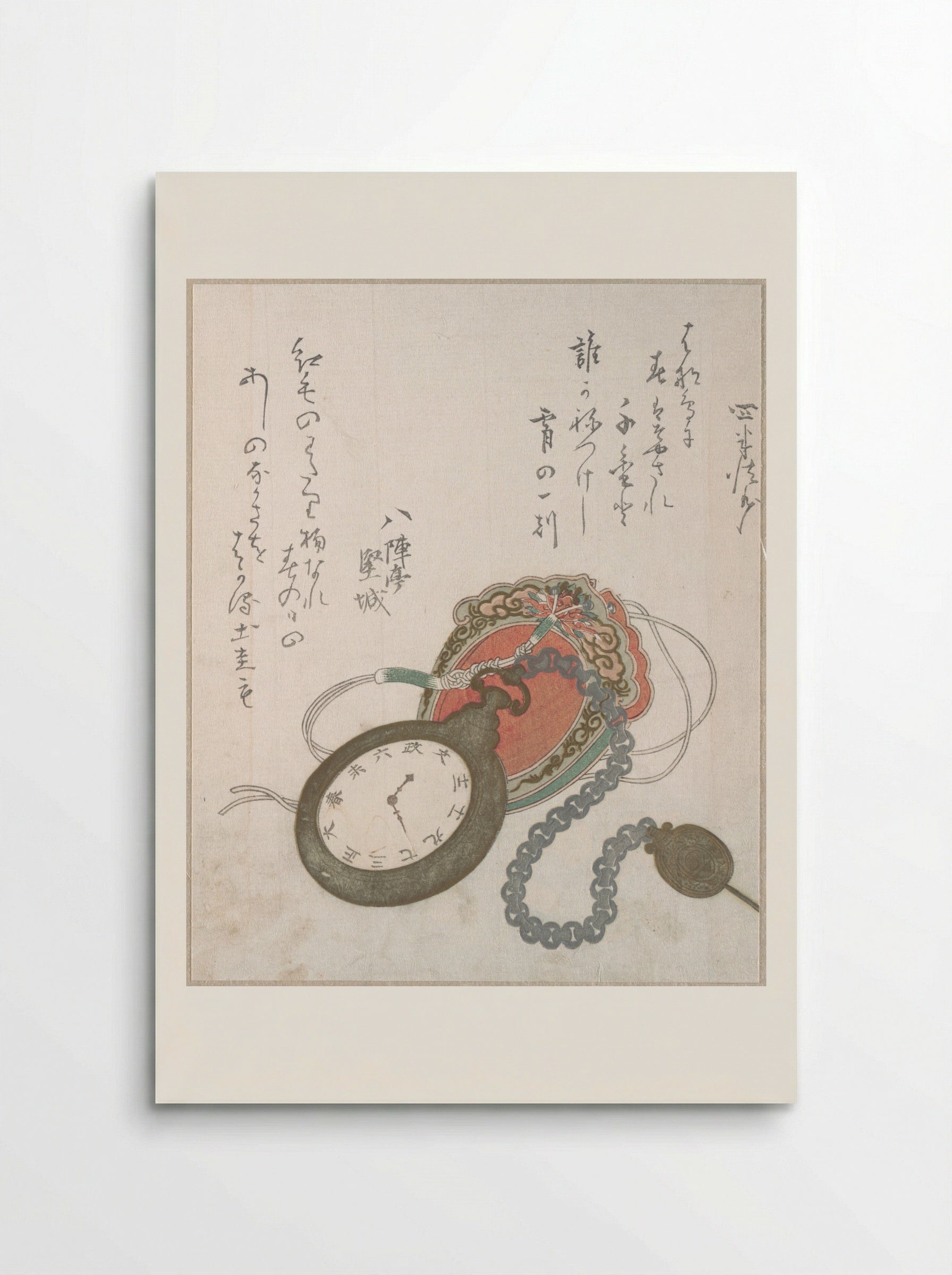 Western Pocket Watch - Utagawa Hiroshige - Poster