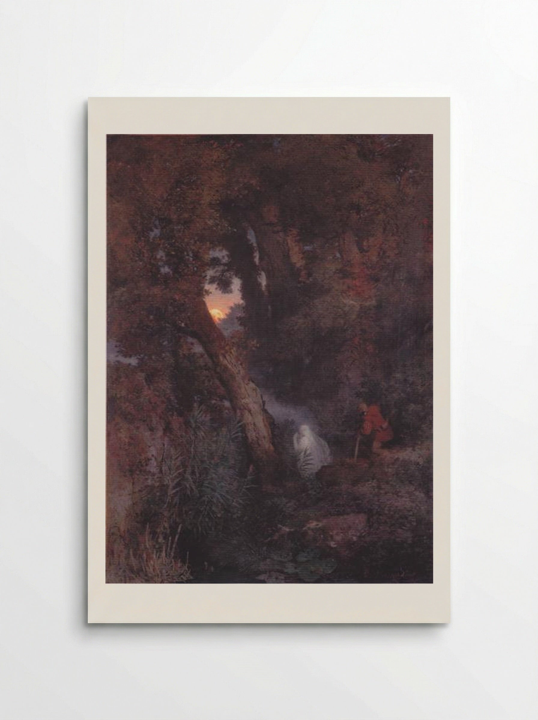 Will-o'-the-wisp - Arnold Böcklin - Poster