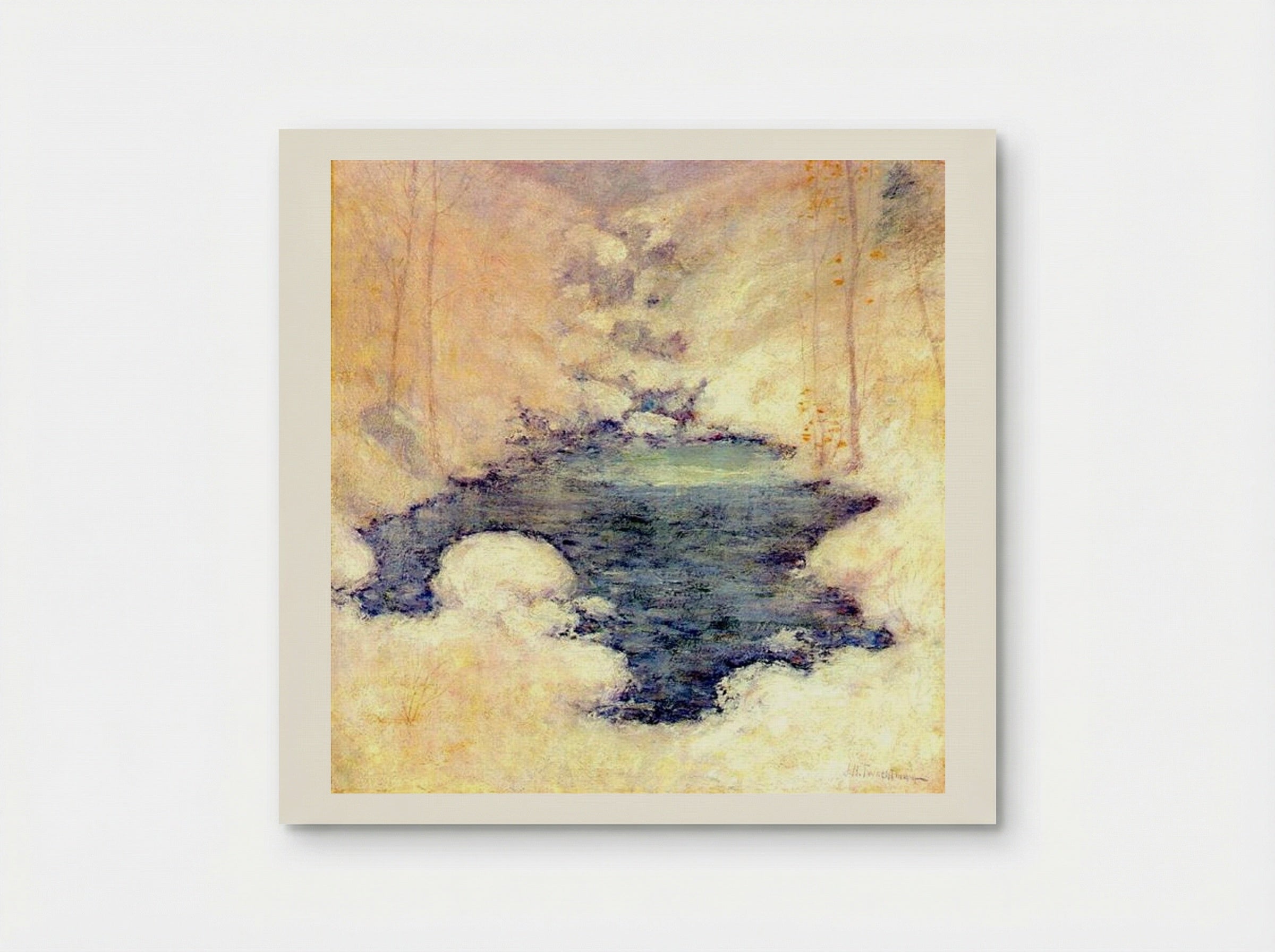Winter Silence - John Henry Twachtman - Poster