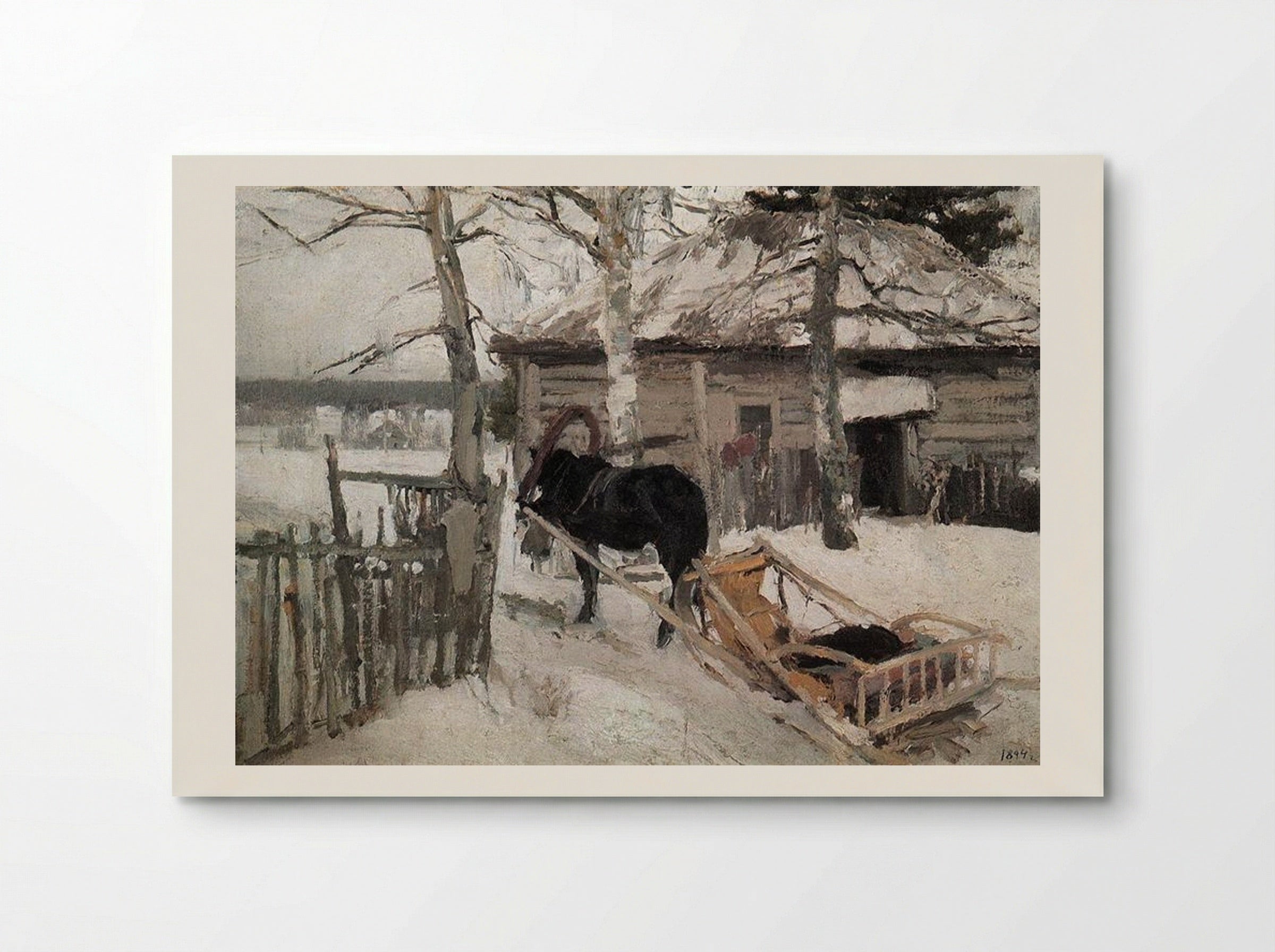 Winter - Konstantin Korovin - Poster