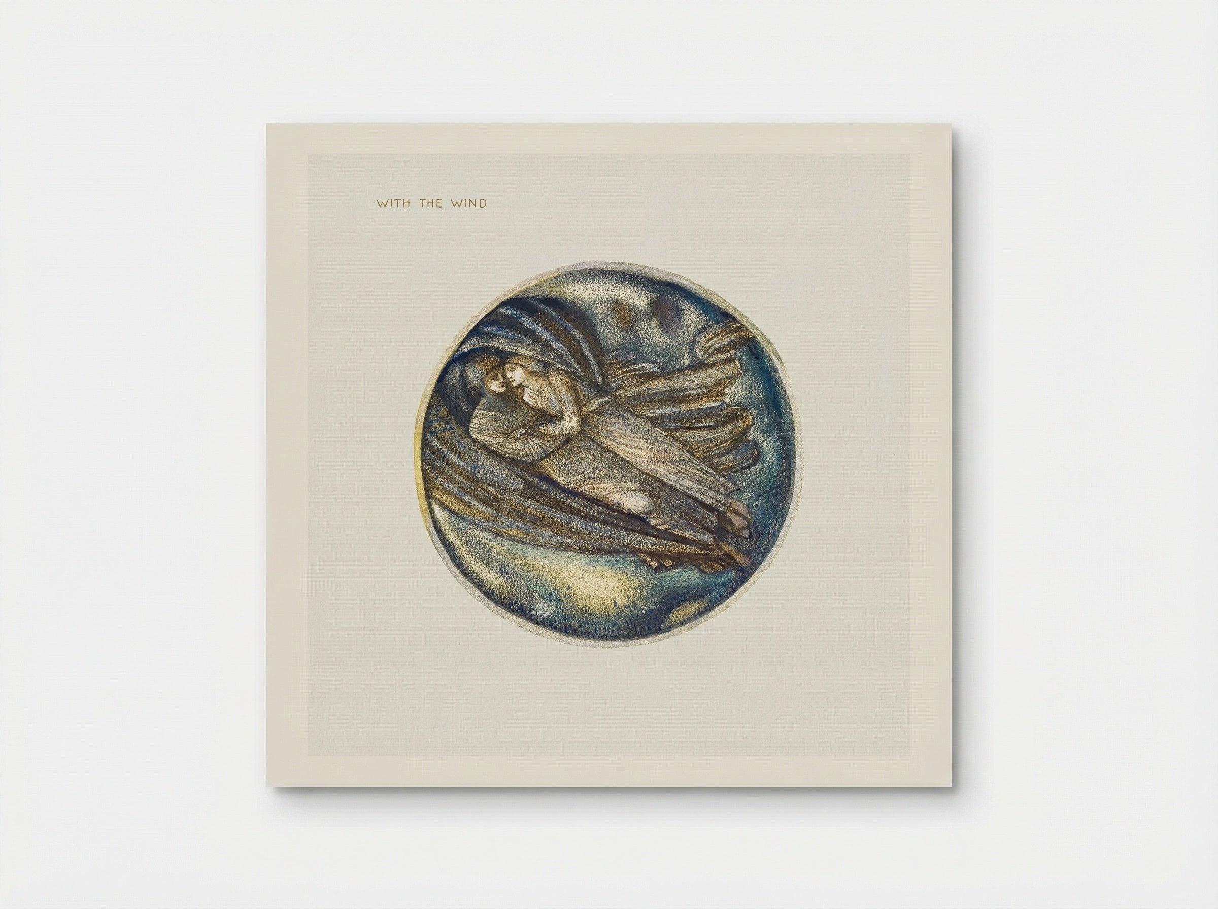With the Wind, from The Flower Book - Edward Burne-Jones - Poster