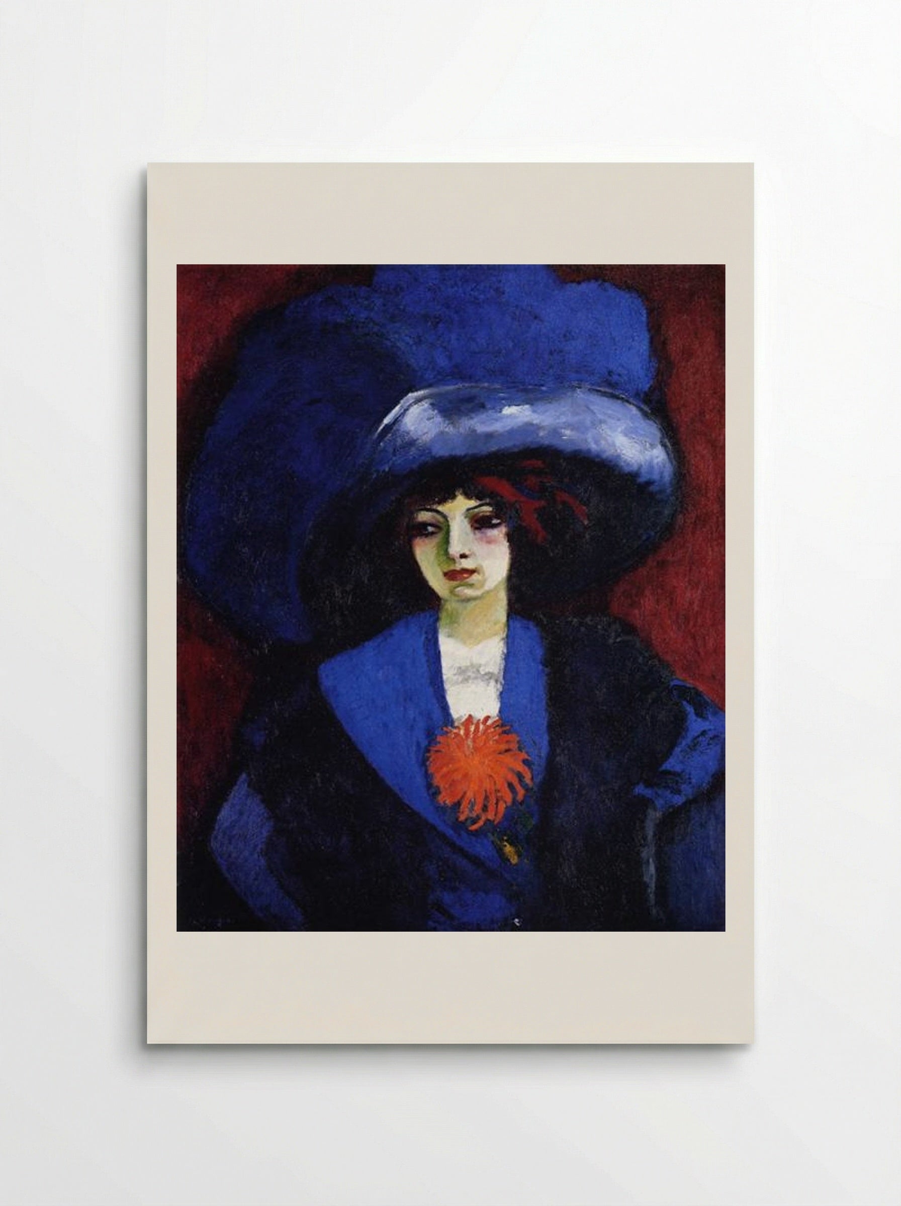 Woman With Blue Hat - Kees van Dongen - Poster