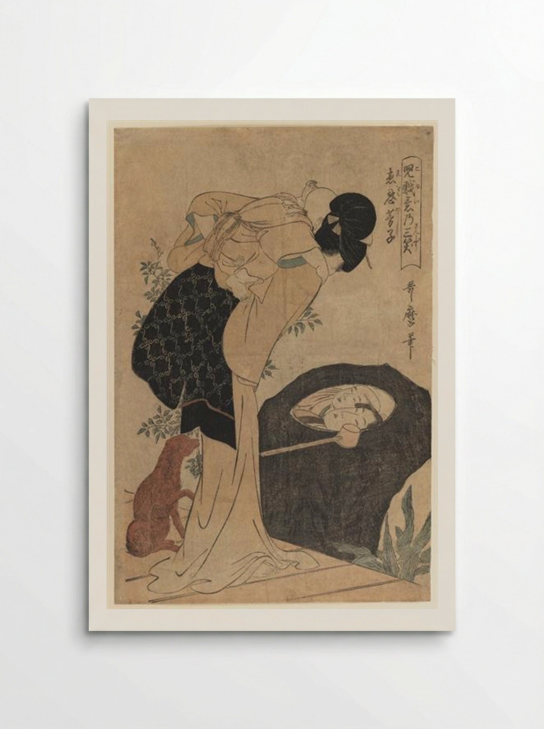 Woman and Child - Kitagawa Utamaro - Poster