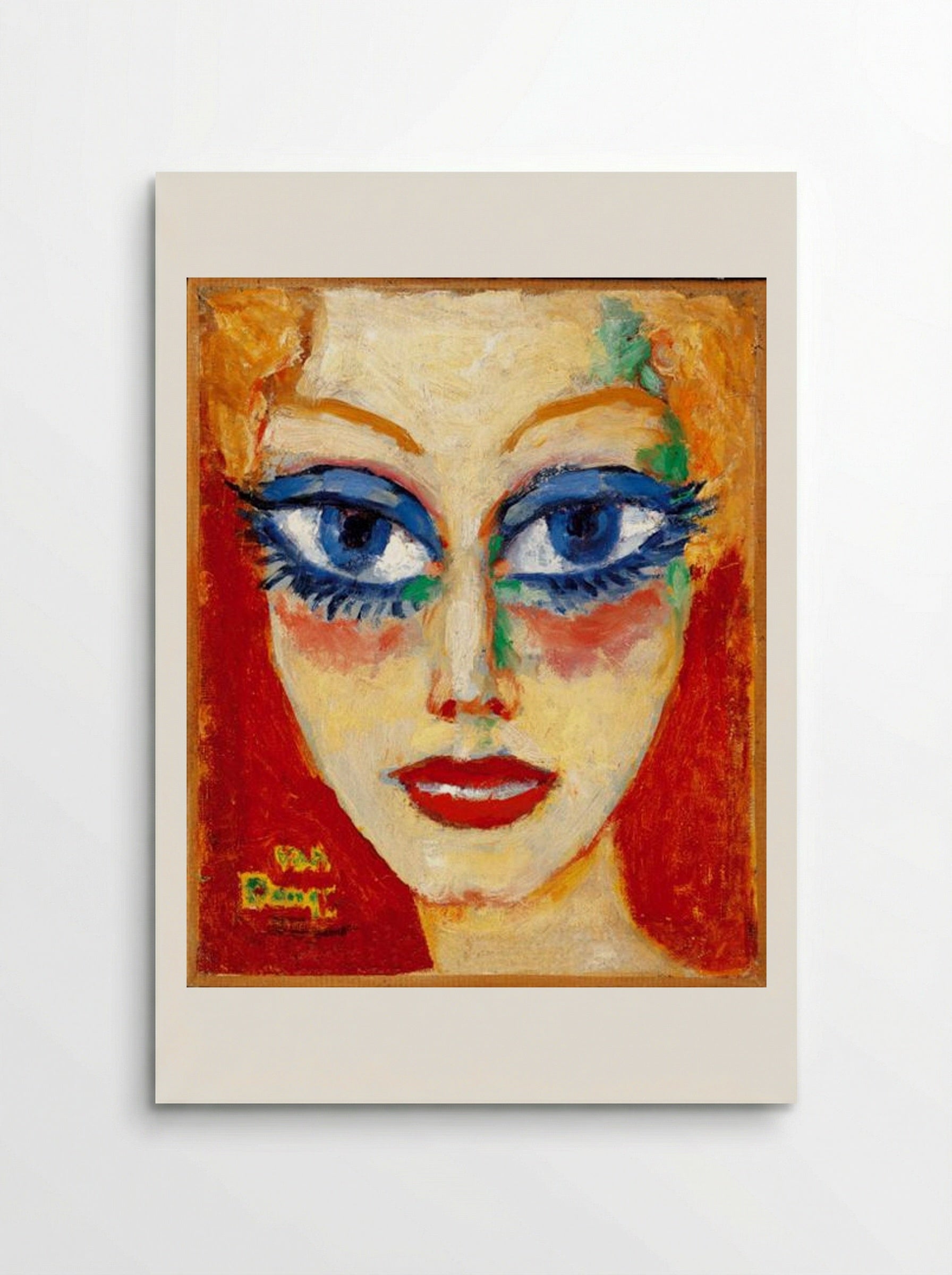Woman with Blue Eyes - Kees van Dongen - Poster