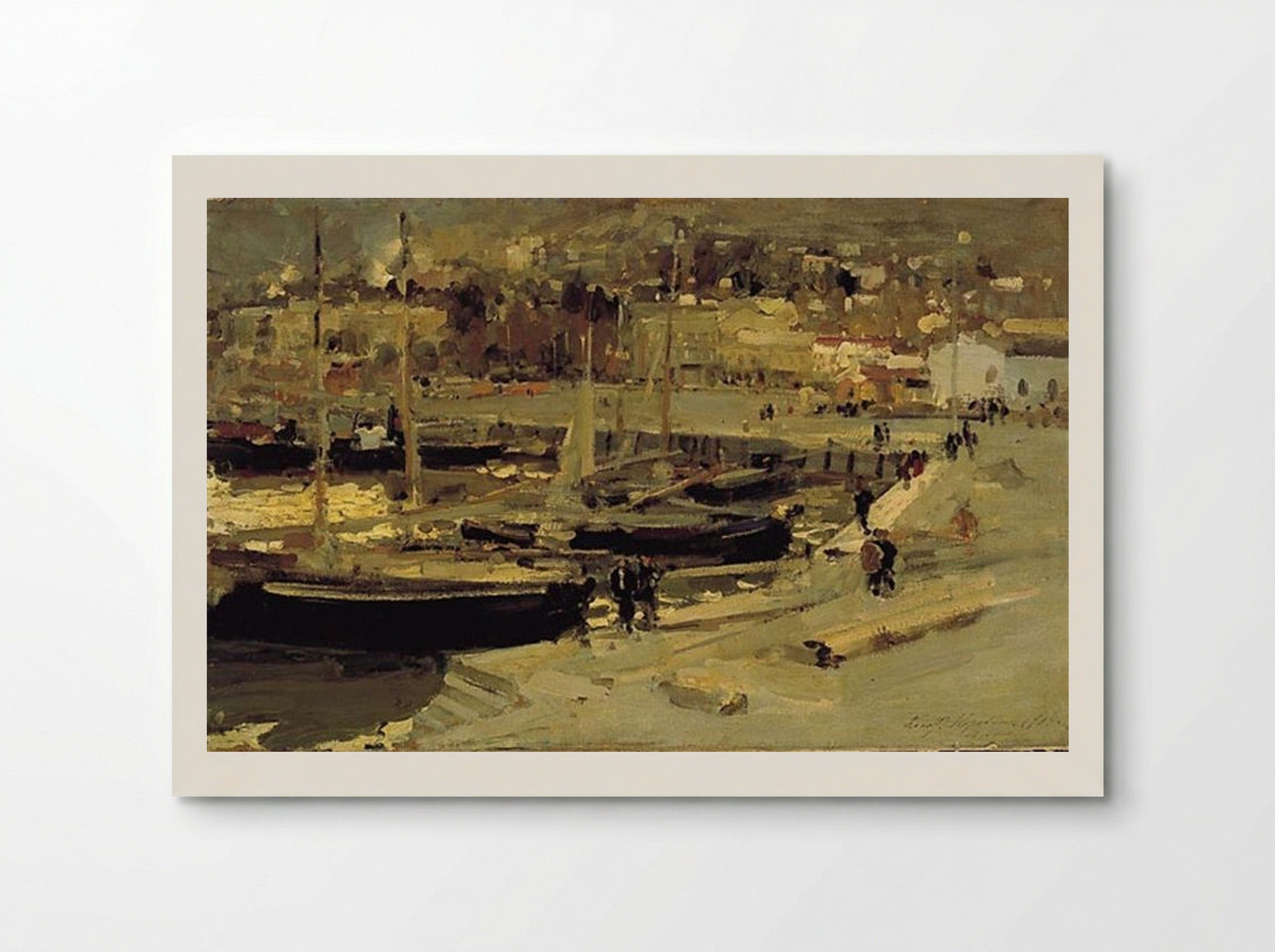 Yalta Port - Konstantin Korovin - Poster