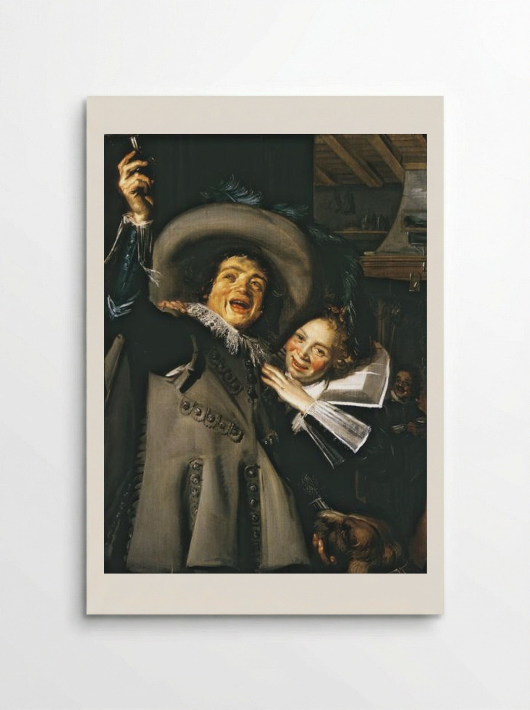 Young Man and Woman in an Inn - Frans Hals - Poster