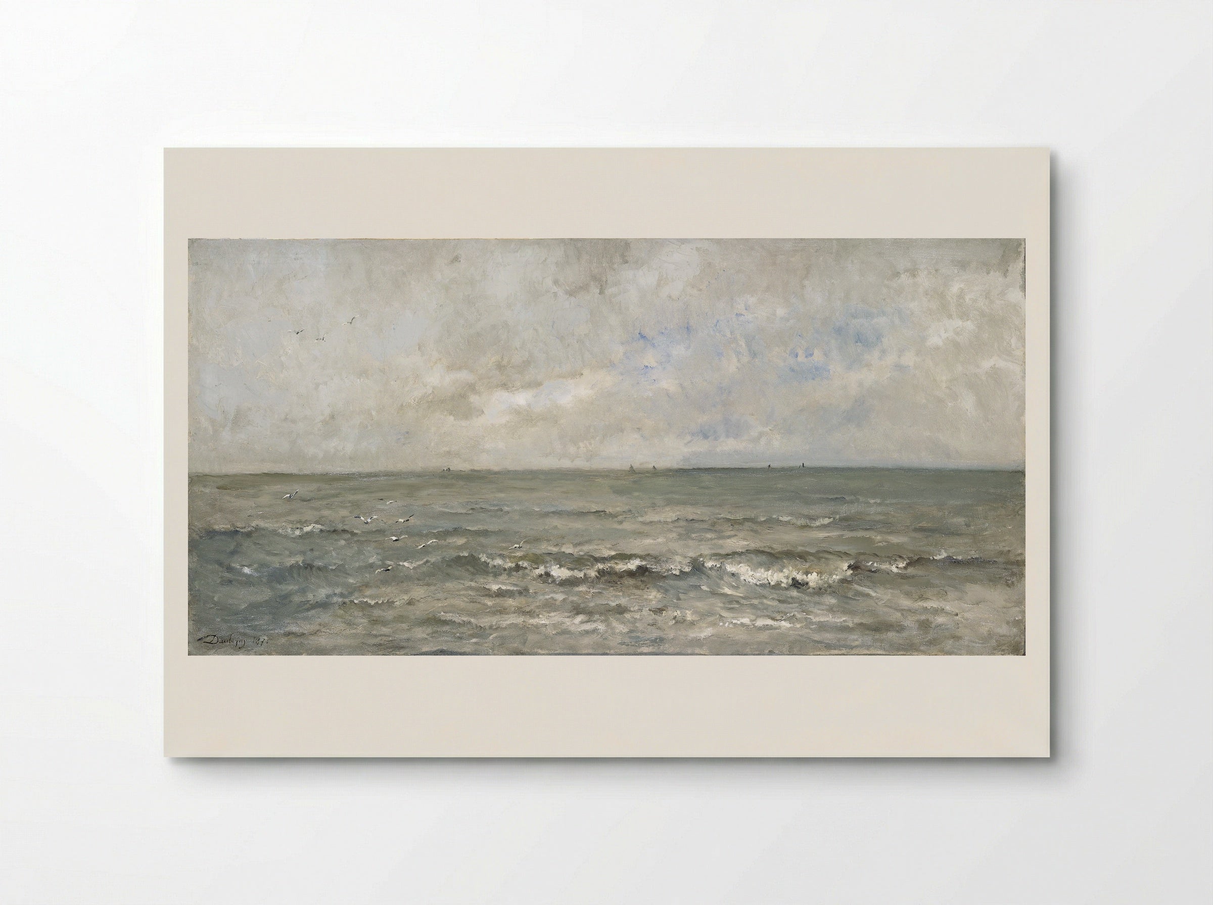 Zeegezicht - Charles-François Daubigny - Poster
