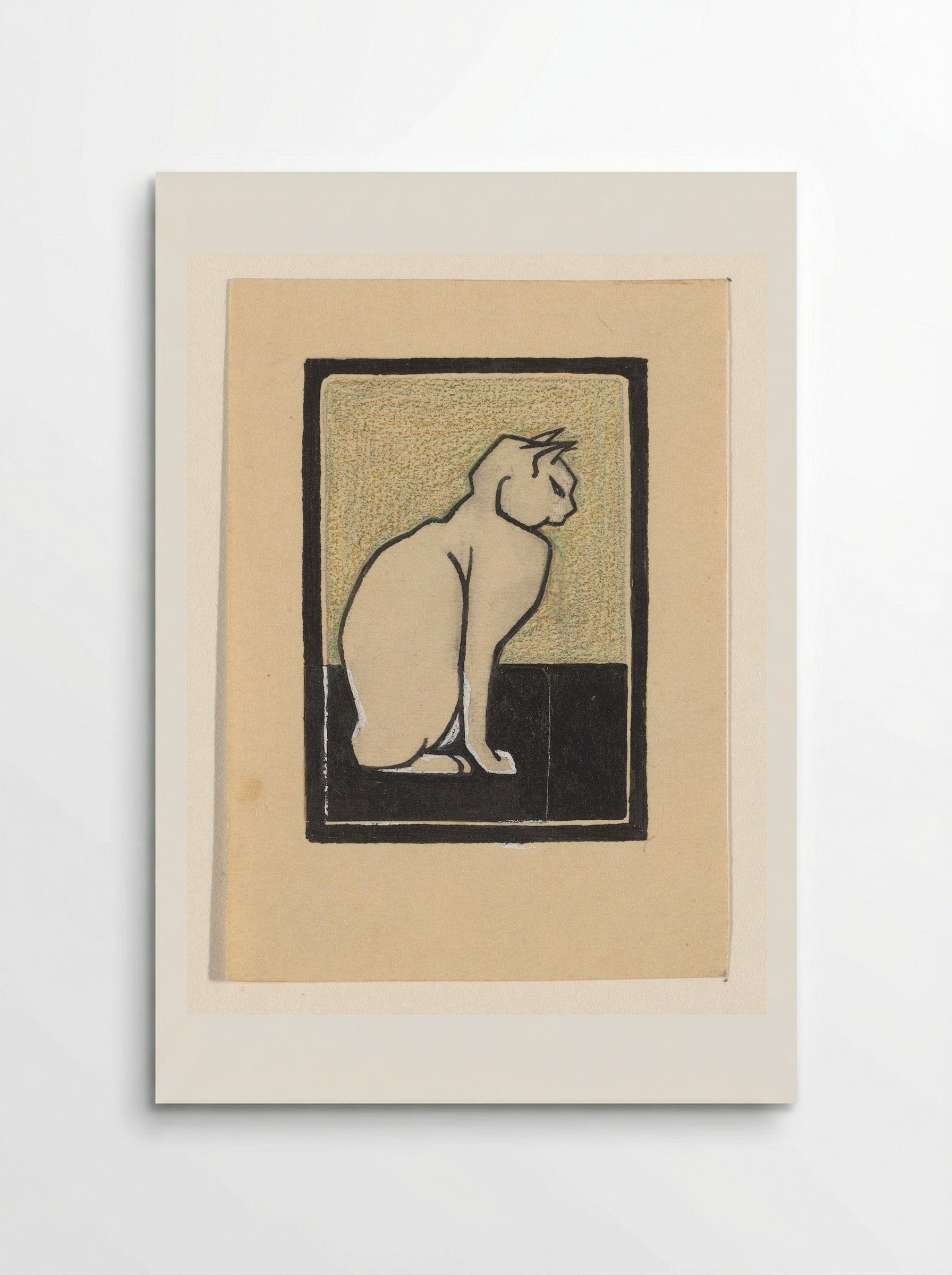 Zittende kat (Seated Cat) - Julie de Graag - Poster