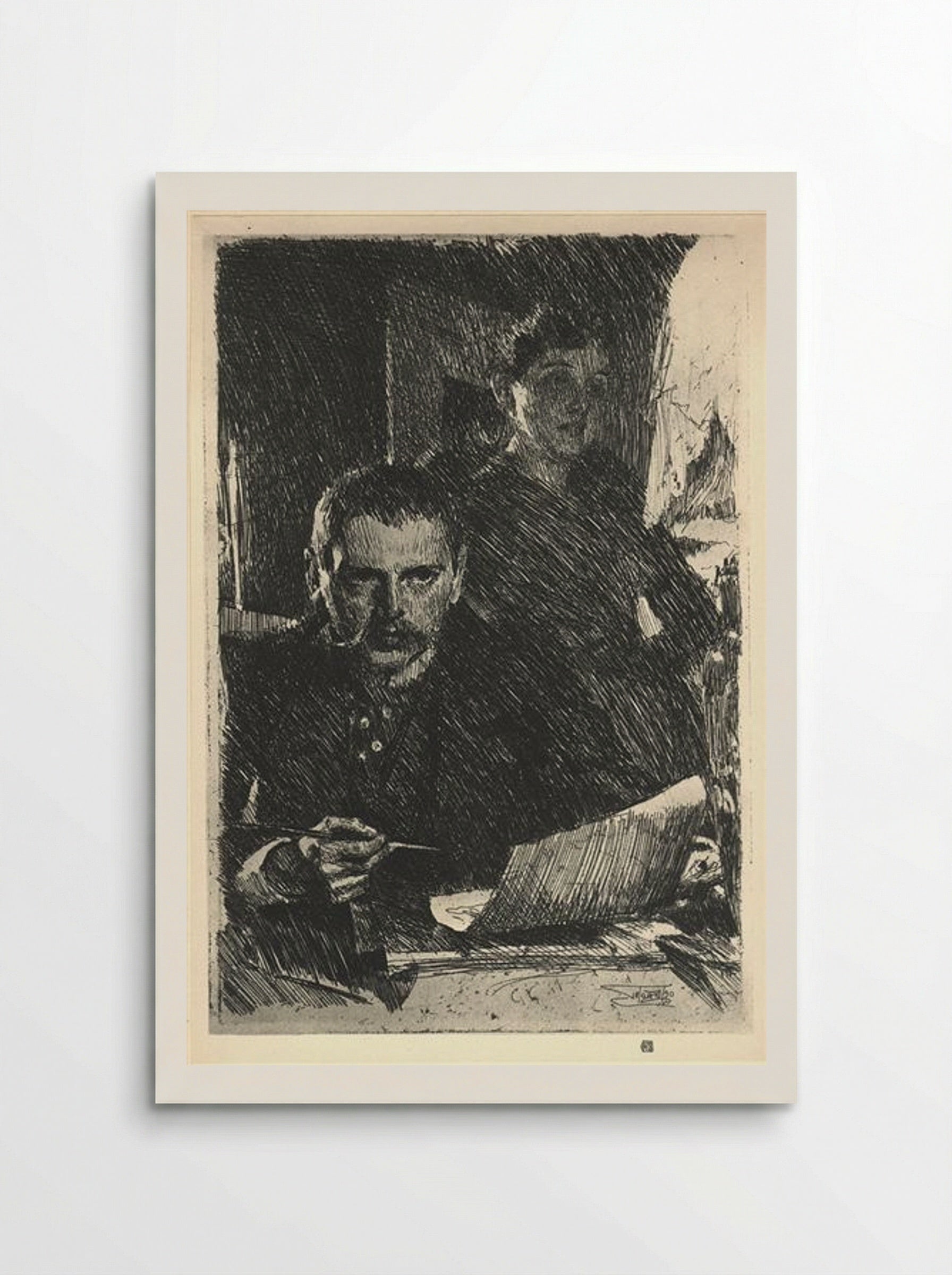 Zorn and his Wife - Anders Zorn - Poster