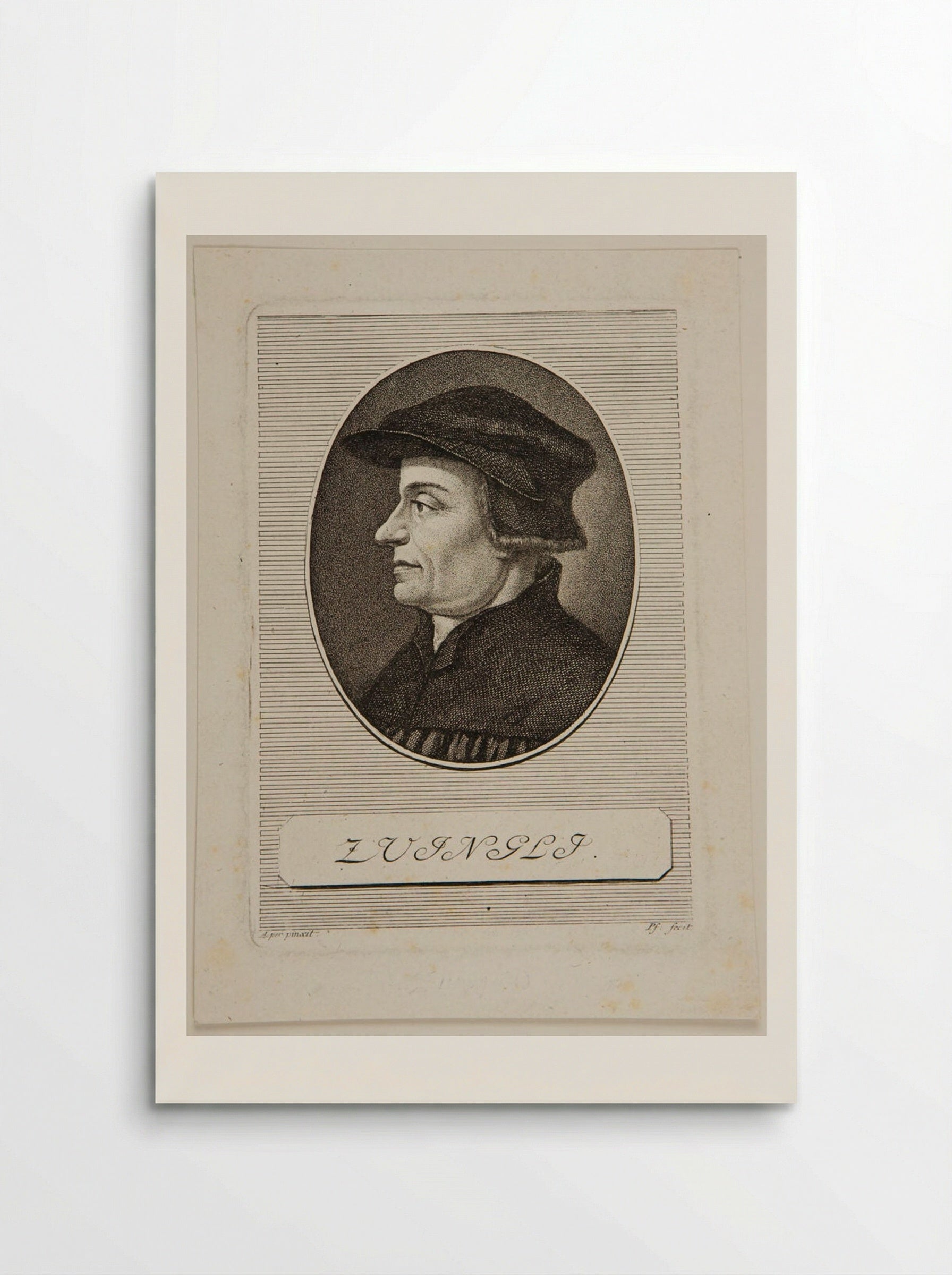 Zwingli - Carl Herman Pfeiffer - Poster