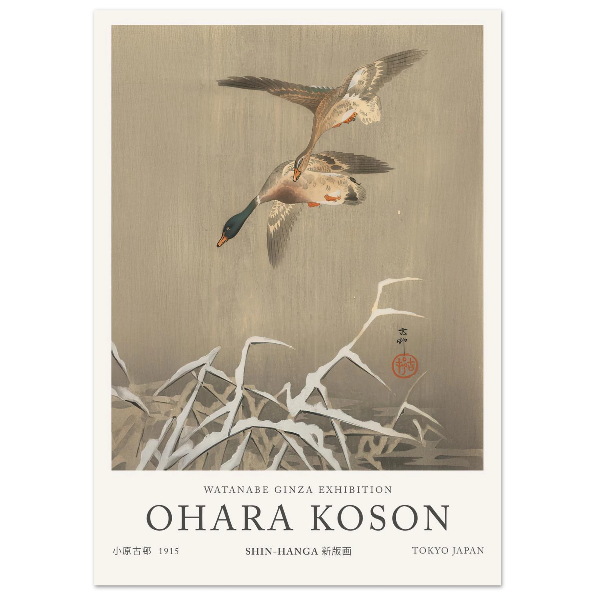 Mallards - Ohara Koson