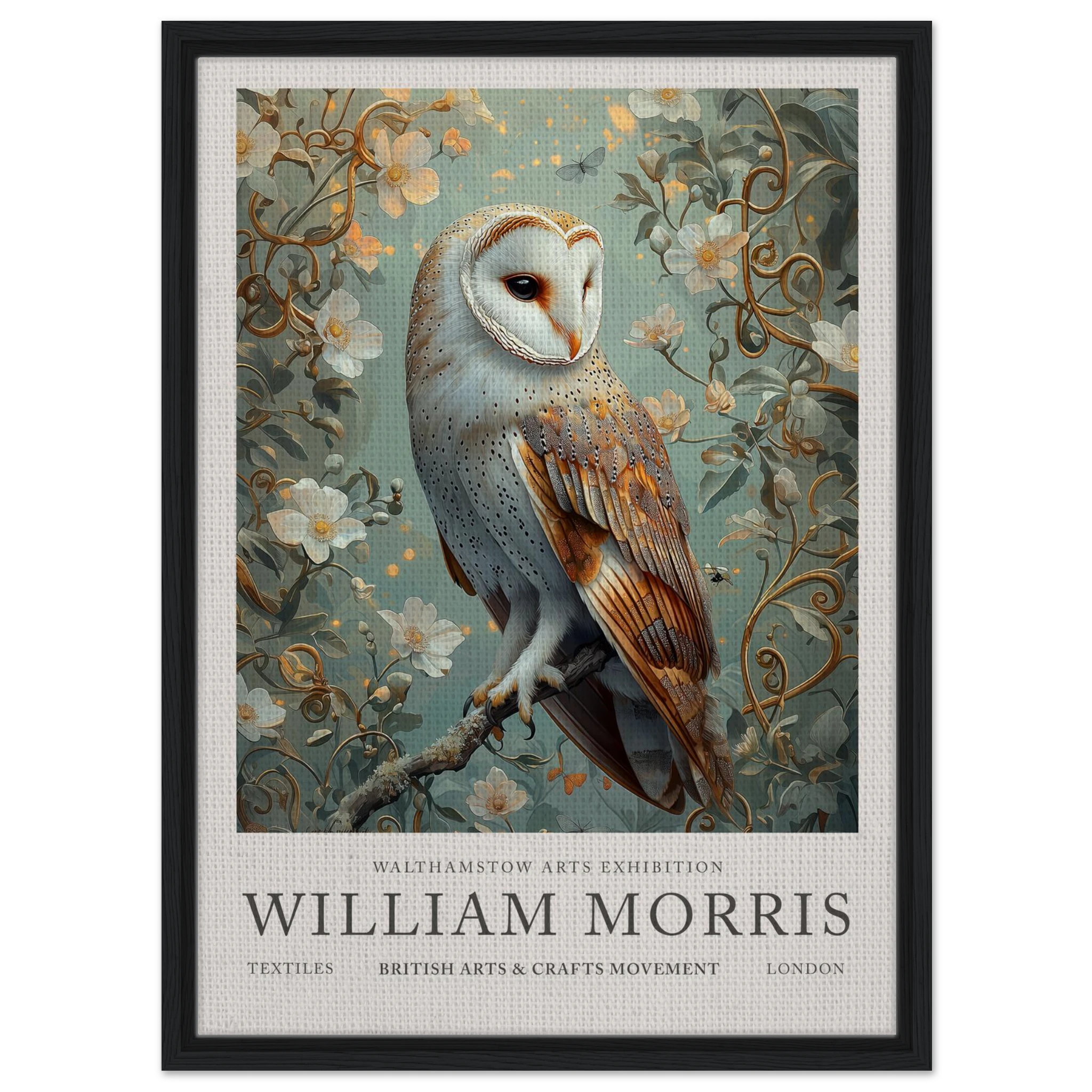 Barn Owl Whispering Wings - William Morris
