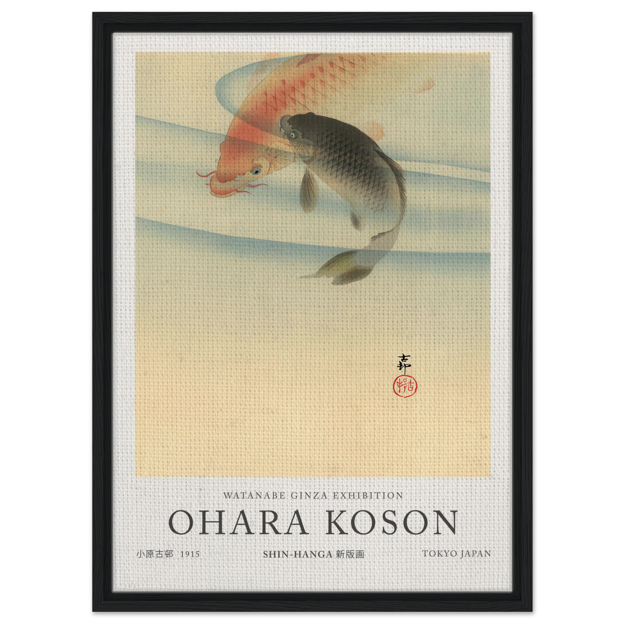 Two Koi Carps - Ohara Koson
