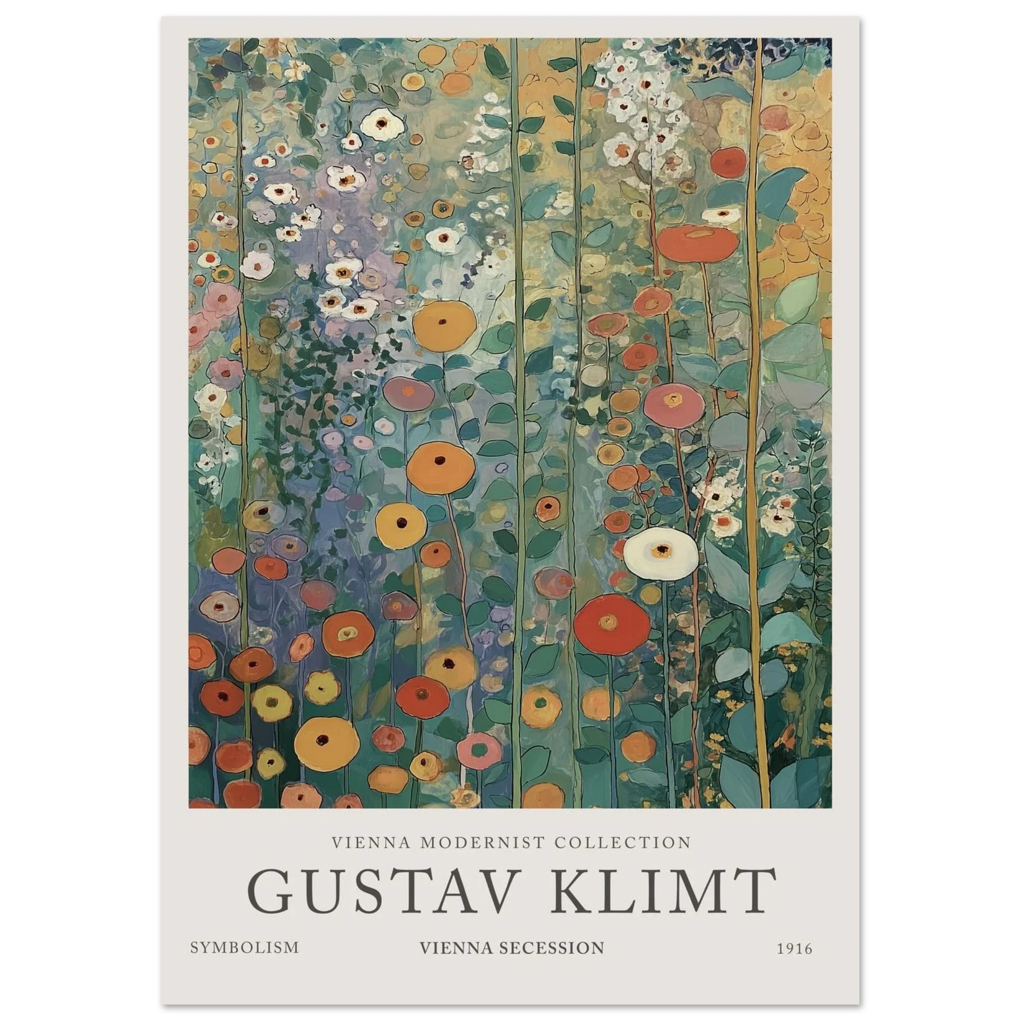 Verdant Garden Light - Gustav Klimt