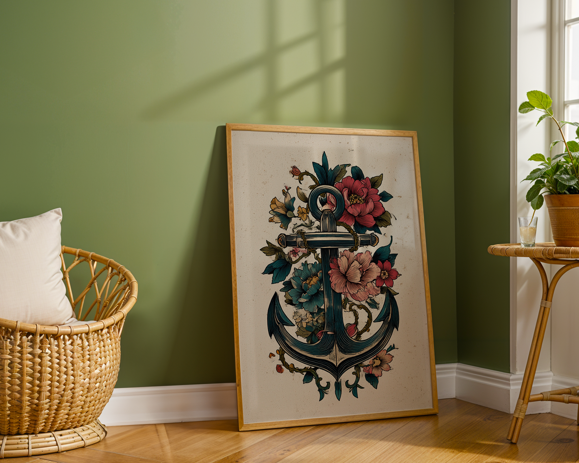anchor-with-floral-motifs-vintage-tattoo-inspired-print mockup
