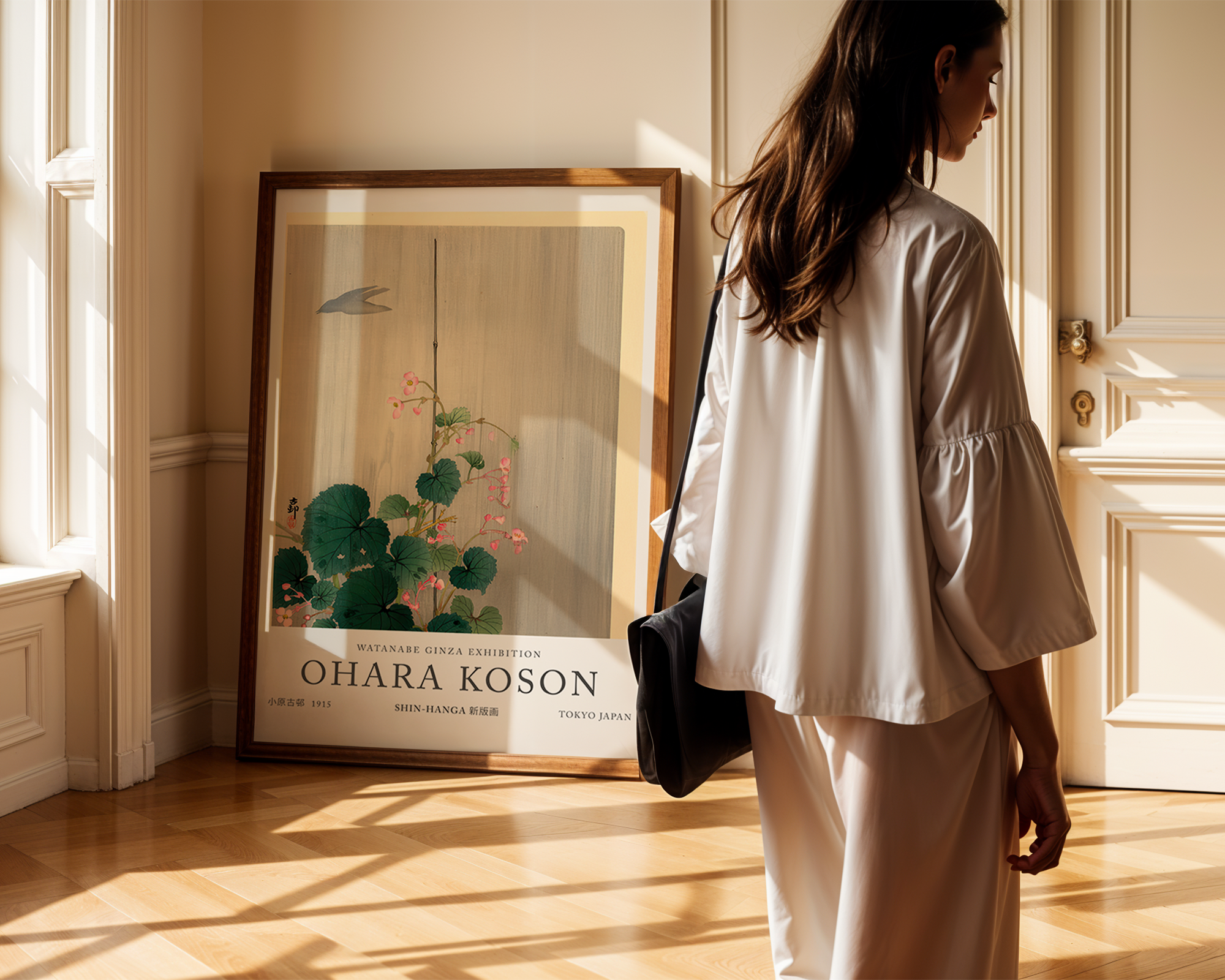 bird-and-begonias-ohara-koson mockup