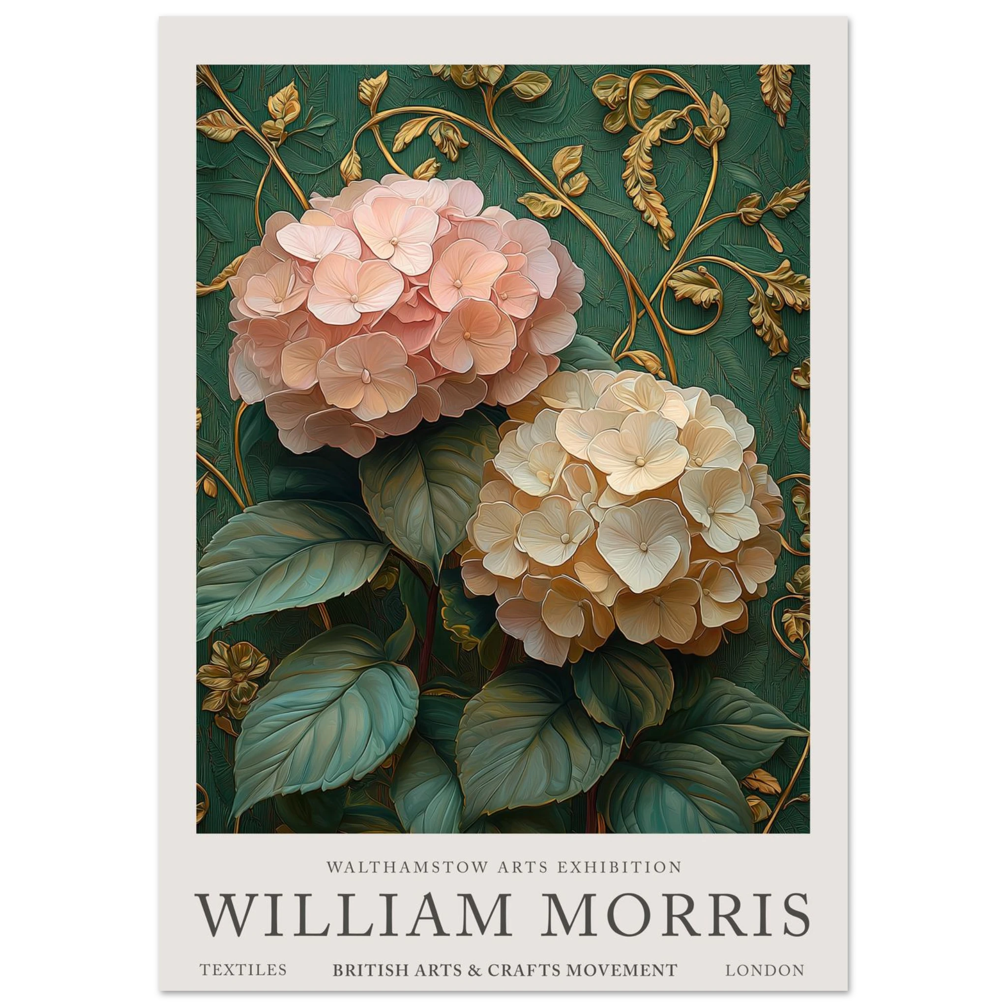 Hydrangea Harmony - William Morris